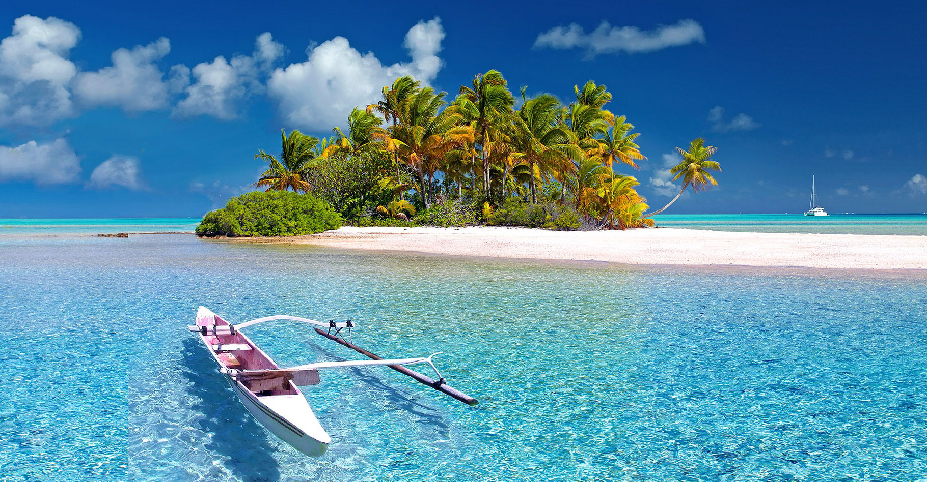 Dans le monde, il y a tant de plages paradisiaques... Comme celle-ci en Polynésie française. © Julius Silver, Licence Pixabay