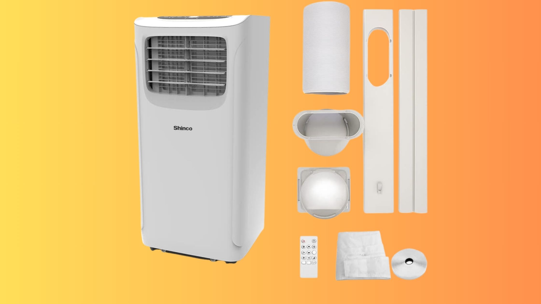 Ce climatiseur mobile Shinco est à saisir en promo durant les soldes pour lutter contre la chaleur estivale © Amazon
