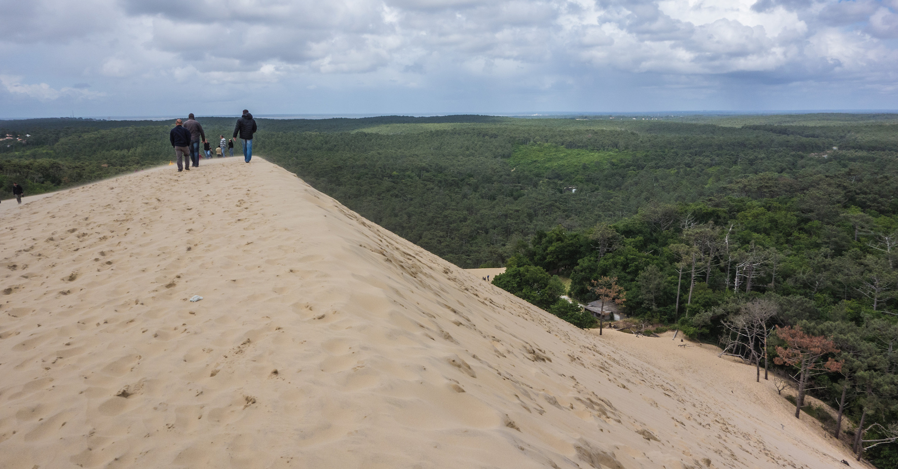 En 2016, la dune du Pilat culmine à 109,20 mètres d’altitude. © Graeme Churchard, Flickr, CC by 2.0