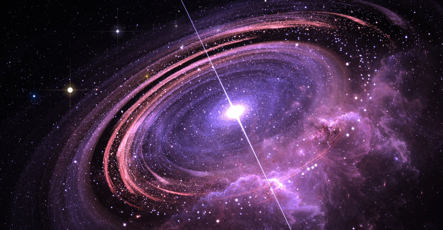 Un pulsar pour guider les futurs vaisseaux spatiaux lors des voyages interstellaires ? © Peter Jurik, Adobe Stock