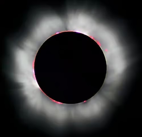 Éclipse de Soleil visible depuis le nord du Mexique, les États-Unis, et le Canada