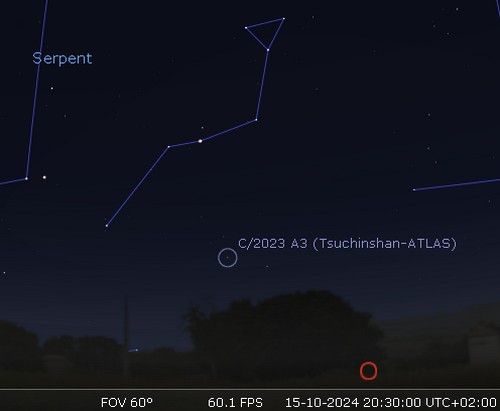 Observez la comète Tsuchinshan-Atlas