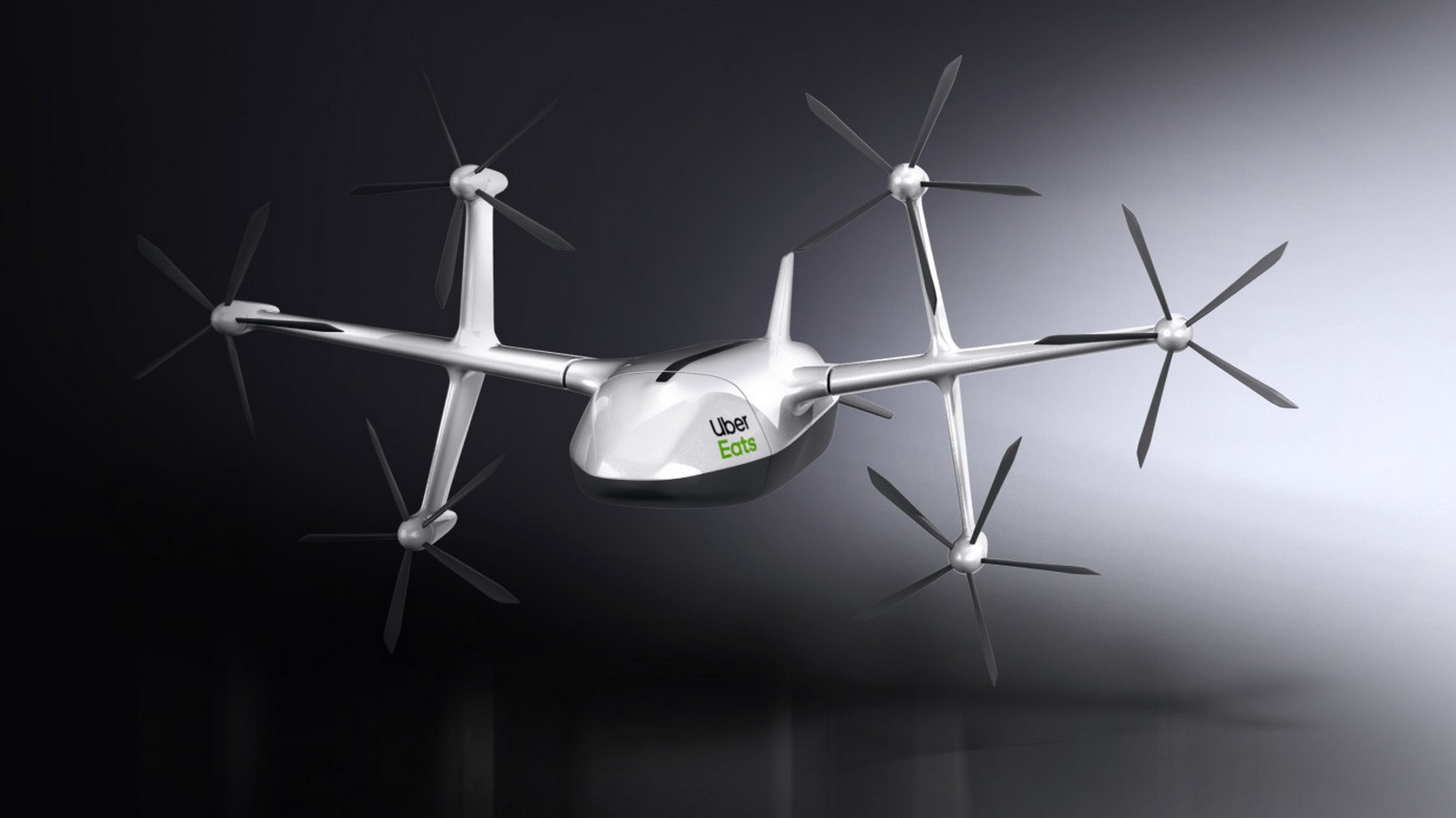 Voici à quoi ressemble le drone de livraison Uber Eats. © Uber Eats