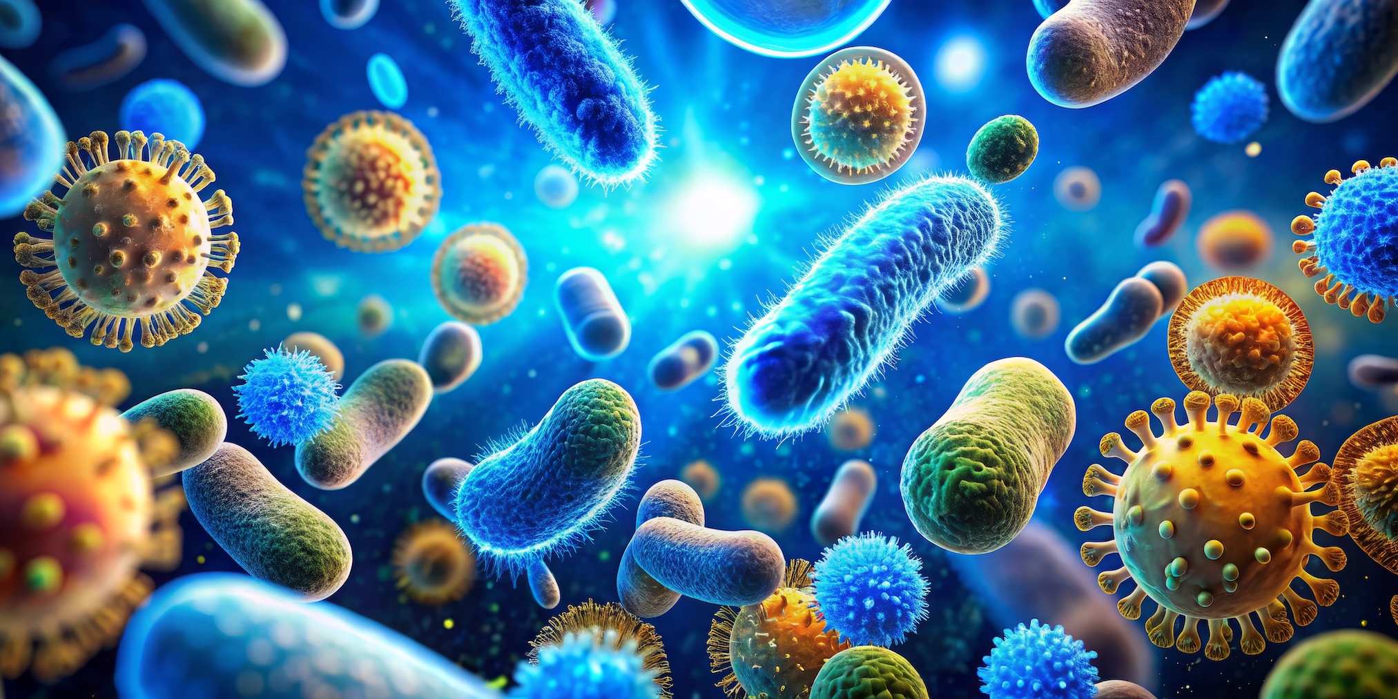Elles se multiplient en silence, invisibles à l'œil nu. Ces bactéries, parfois multirésistantes, sont au cœur de l’un des plus grands défis de santé publique du XXIe siècle. © BondGraphics, Adobe Stock (image générée avec IA)
