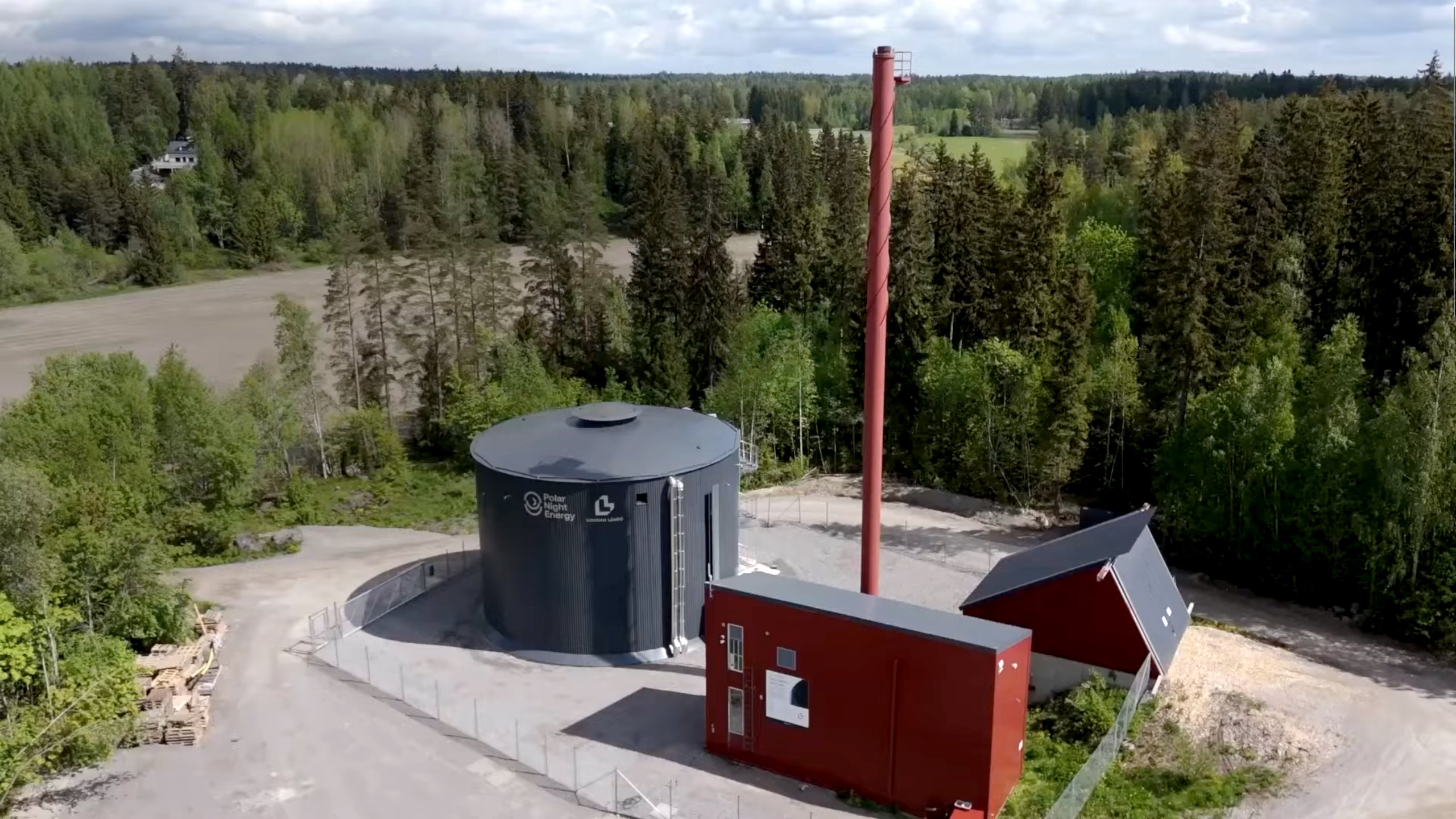 Cette batterie géante utilise le sable pour stocker l’énergie thermique. © Polar Night Energy