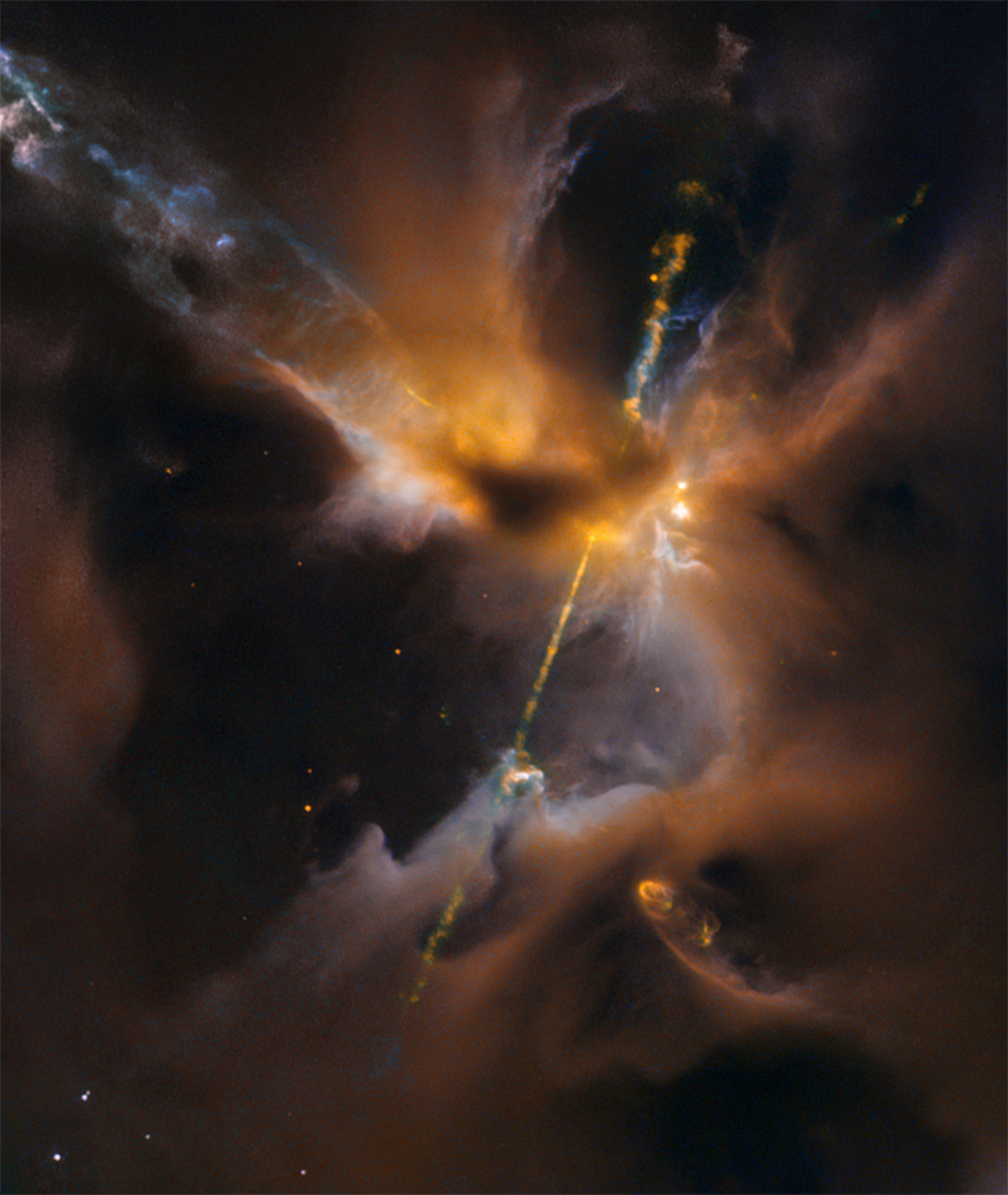 Le complexe HH24. © Nasa, ESA, Hubble Heritage