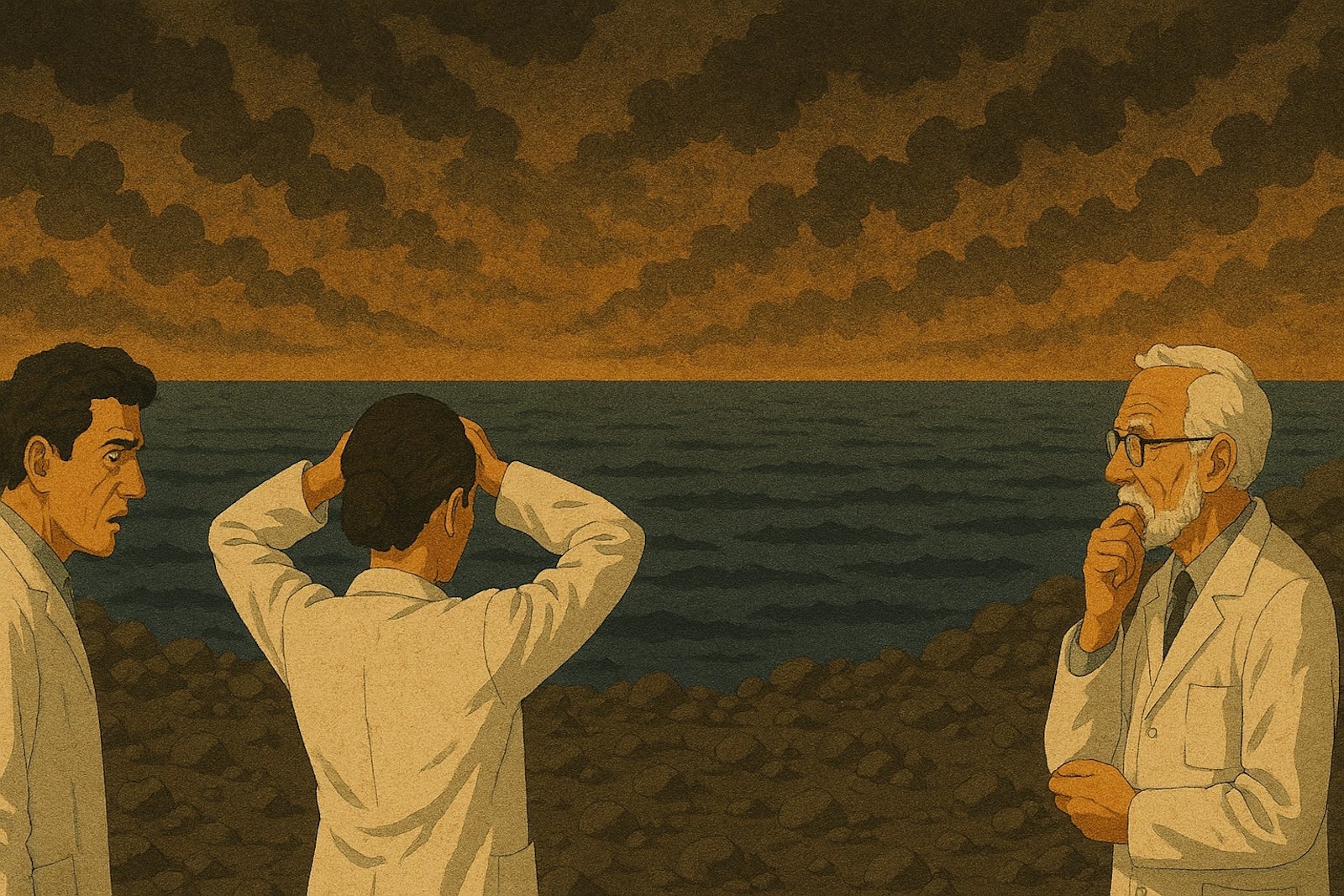 Le mécanisme de pompe biologique du carbone est responsable du déplacement d'environ 11 milliards de tonnes de carbone chaque année vers les profondeurs océaniques. © AI avec ChatGPT