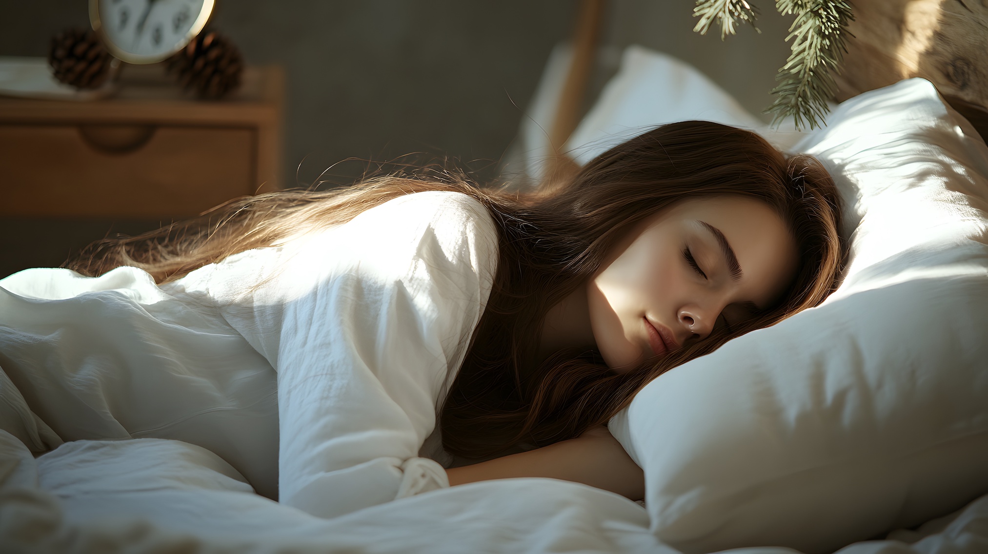 Pour une bonne nuit de sommeil, pourquoi ne pas adopter un oreiller ergonomique qui va offrir un maintien parfait des vertèbres. © Horizon, Adobe Stock (image générée par IA)