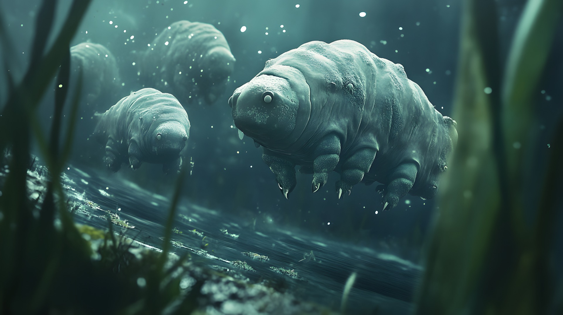 Les tardigrades, surnommés « oursons d'eau », sont des invertébrés extrêmophiles capables de survivre dans des conditions extrêmes, leurs « super-pouvoirs » intéressent les scientifiques pour des applications biomédicales, comme la conservation de médicaments ou la protection contre les radiations. © Pter, Adobe Stock