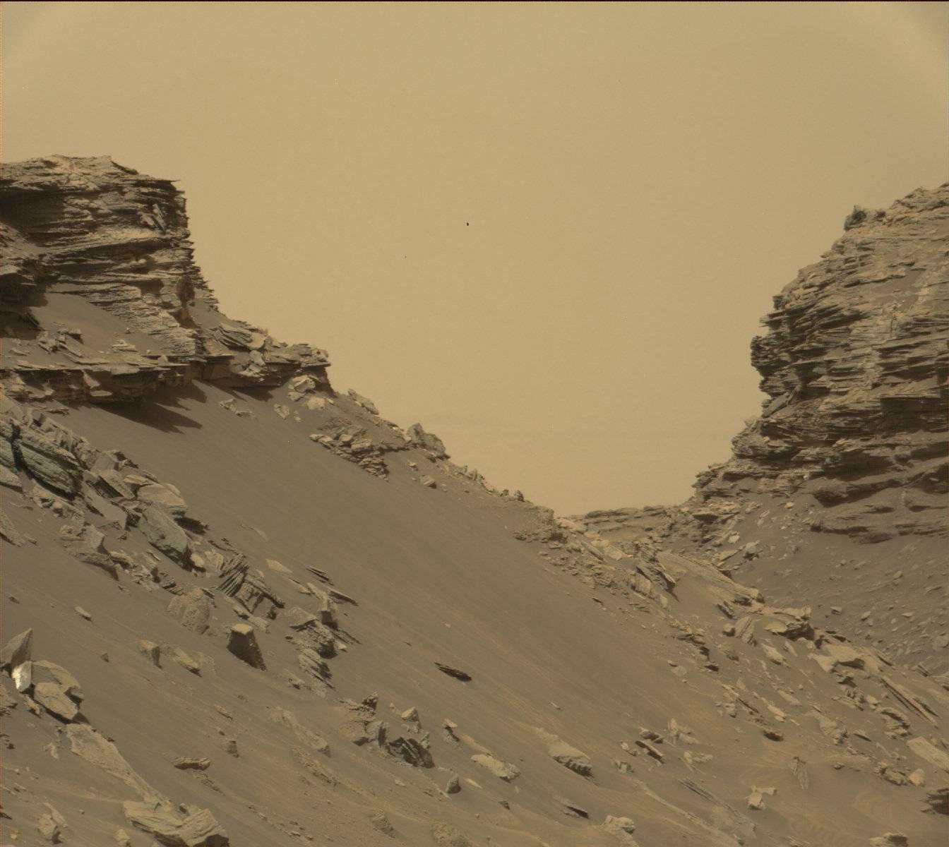 Curiosity observe l'œuvre de l'érosion martienne
