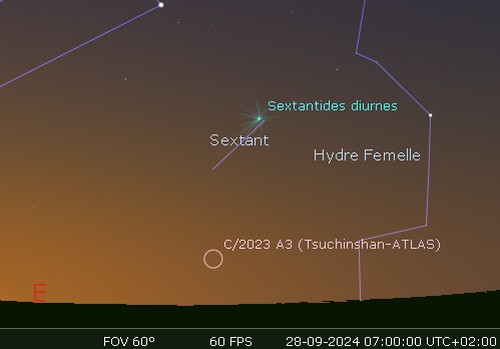 Observez la comète Tsuchinshan-ATLAS