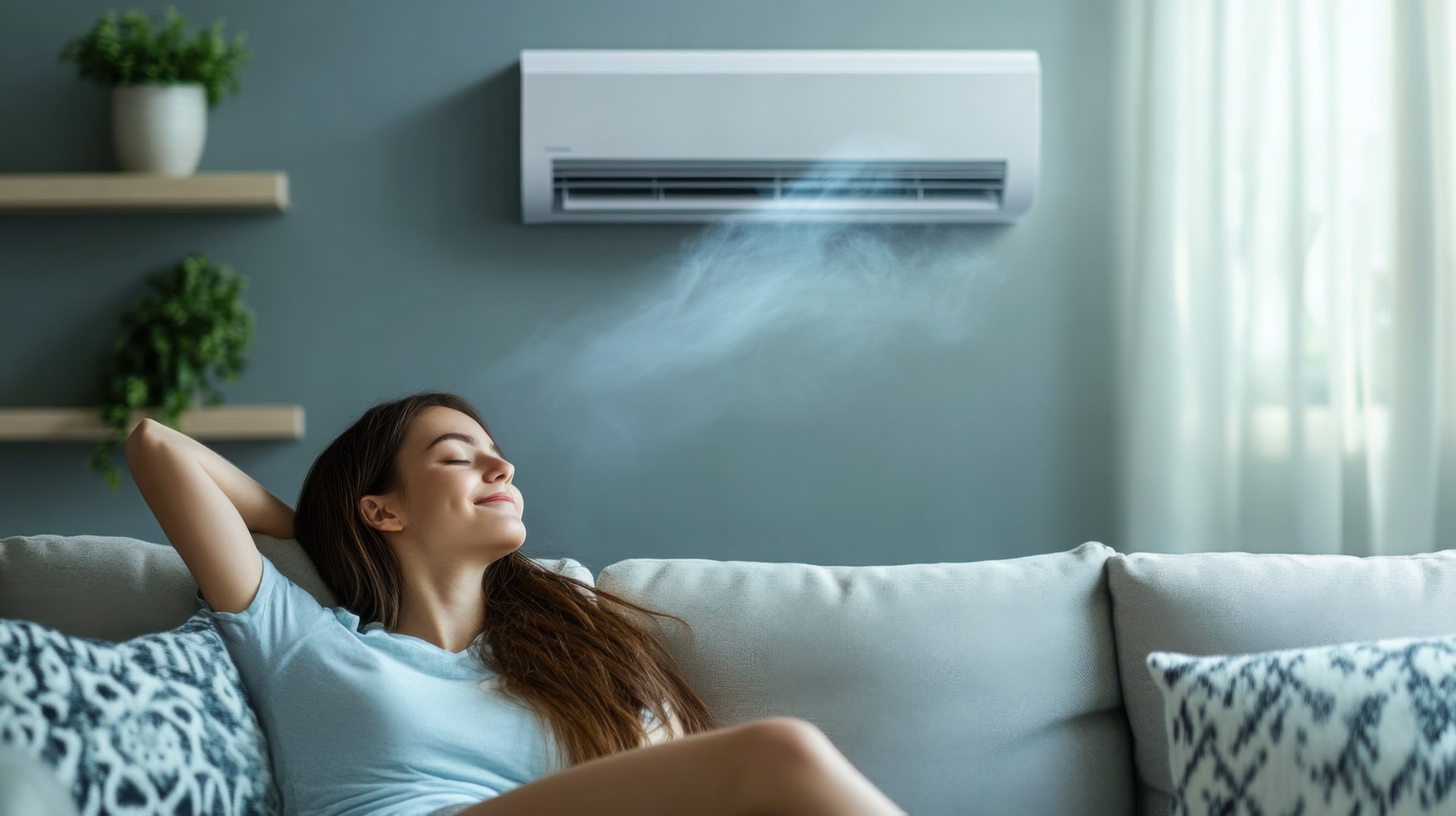 Heureux sont les occupants d'un logement climatisé, mais est-ce sans risque pour la santé ? © Viktoriia, Adobe Stock