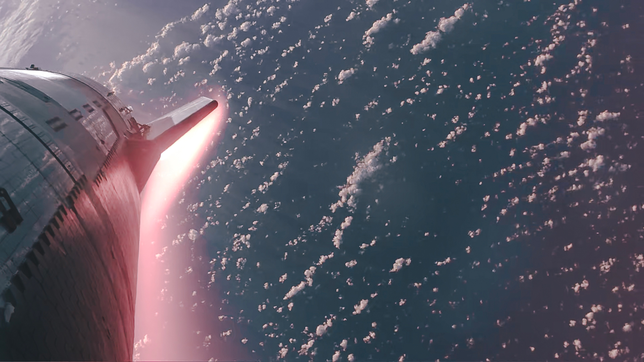 Rentrée atmosphérique du Starship lors de son troisième vol d'essai. © SpaceX