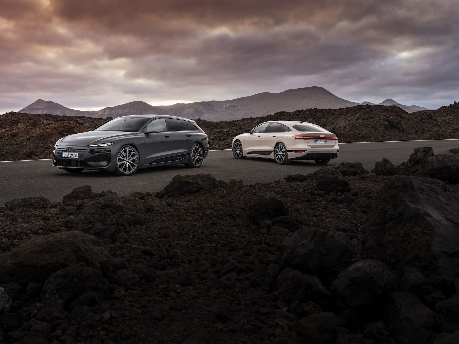 Les nouvelles Audi A6 e-tron Sportback et Avant 100 % électrique arrivent en concession. © Audi