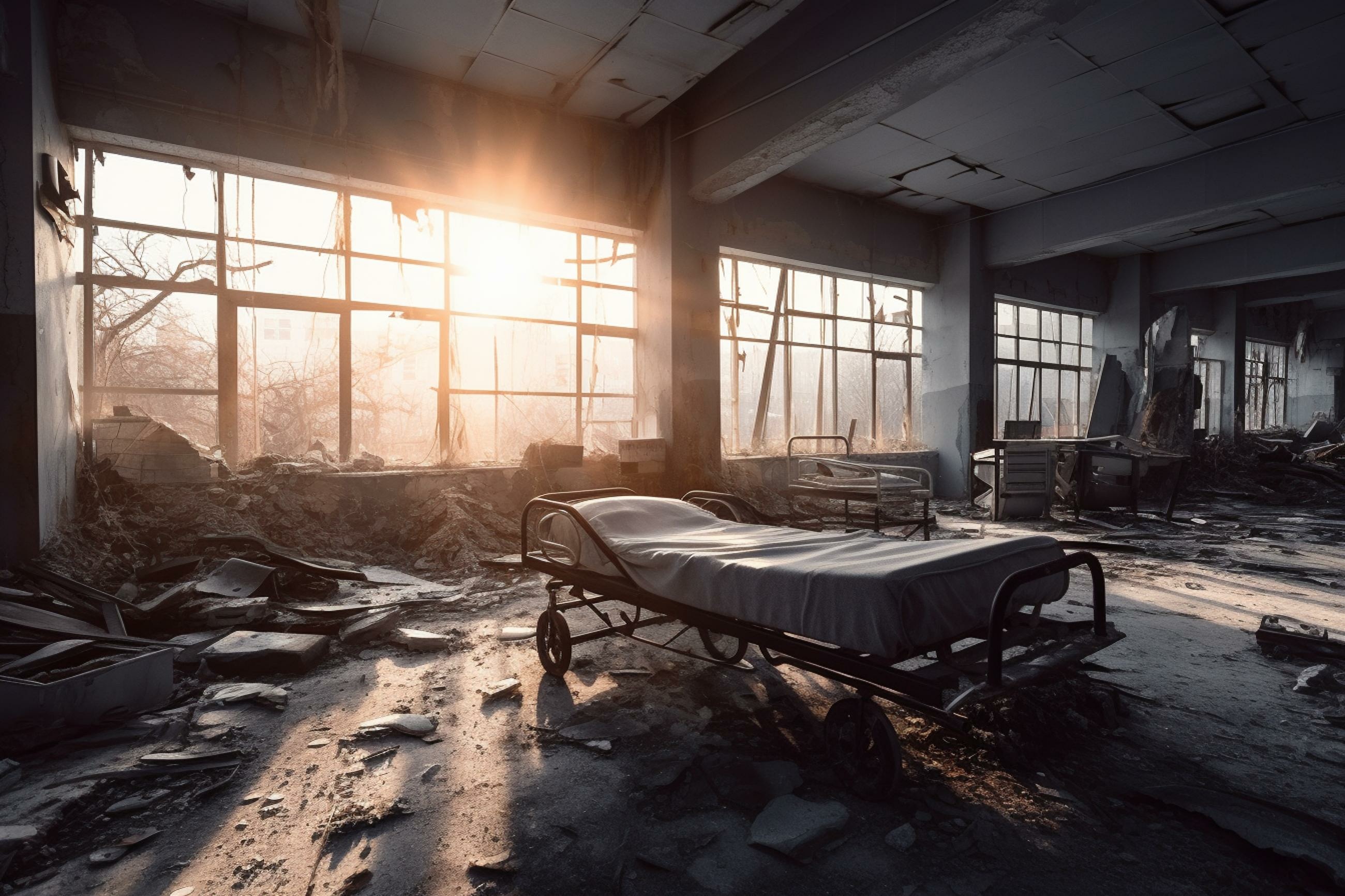 16 000 hôpitaux dans le monde sont menacés par les catastrophes climatiques. © Annelise, Adobe Stock