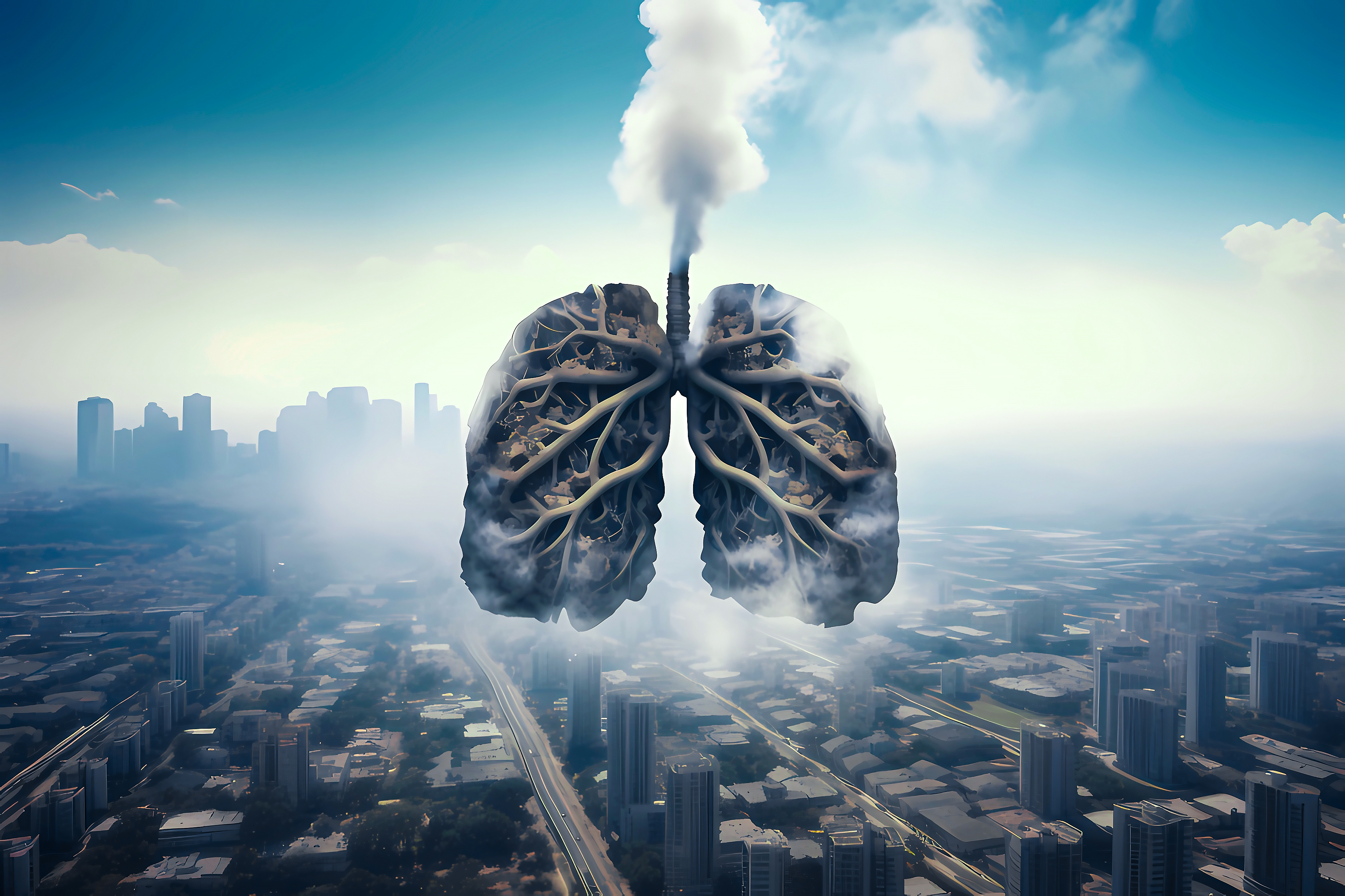 La respiration humaine émet aussi des gaz à effet de serre. © Stock - Realm, Adobe Stock