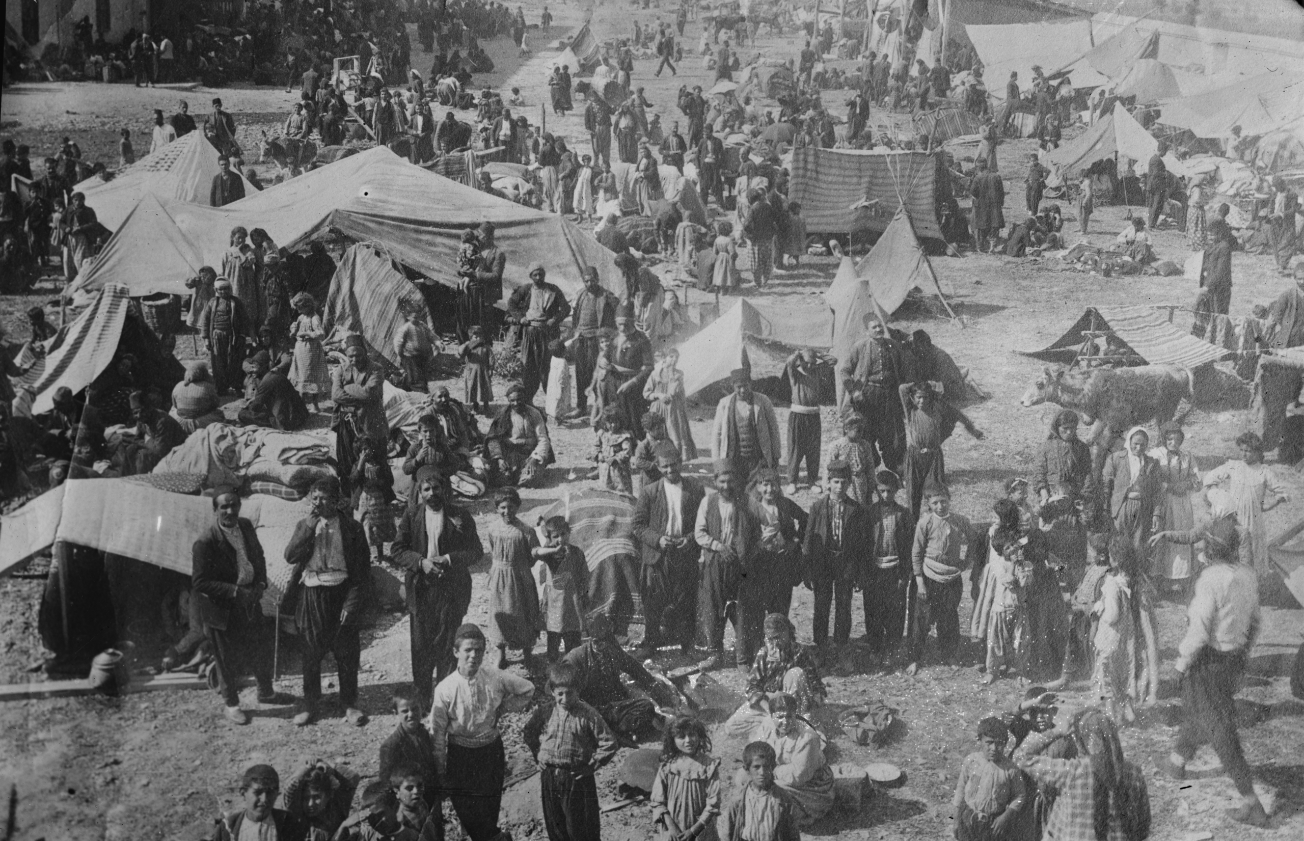 Réfugiés arméniens. © Wikimedia, Domaine public
