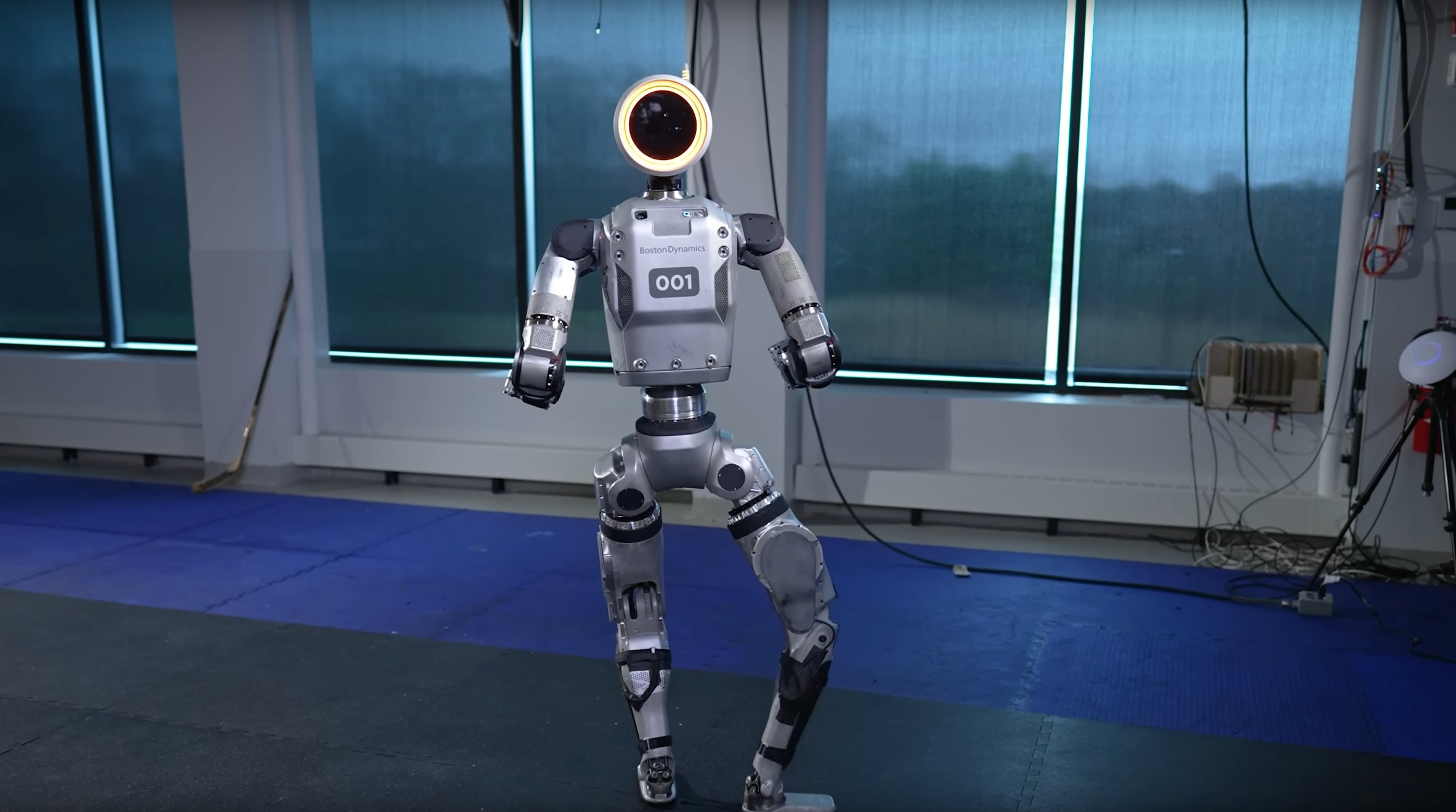 La nouvelle version électrique du robot humanoïde Atlas. © Boston Dynamics