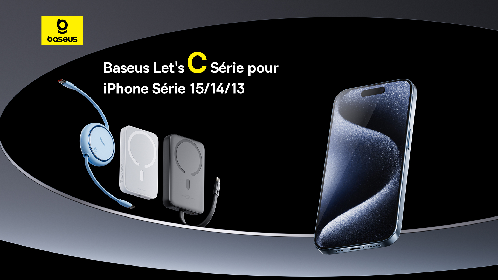 Les accessoires de Baseus sont compatibles avec les derniers iPhone, notamment pour ce qui est de la recharge sans fil. © Baseus