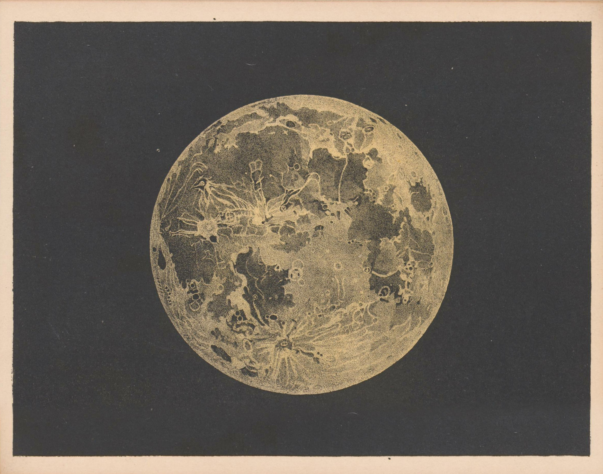 Aidés d'une carte sélénographique, les trois amis observent la surface lunaire. ©&nbsp;Sergey Kamshylin, Adobe Stock