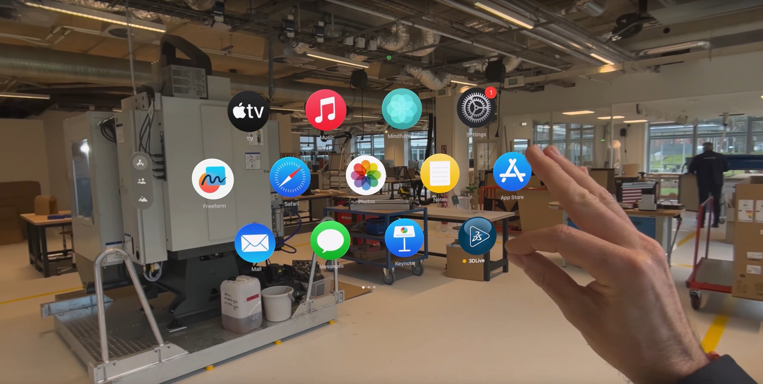 Dassault Systèmes s’associe à Apple pour porter sa plateforme de conception 3D sur le casque Vision Pro. © Dassault Systèmes