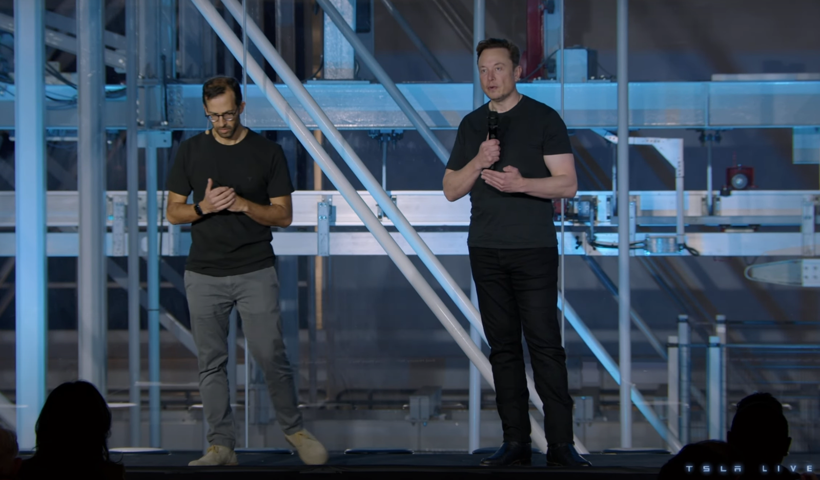 Elon Musk a dévoilé sa vision de l’avenir devant des investisseurs. © Tesla