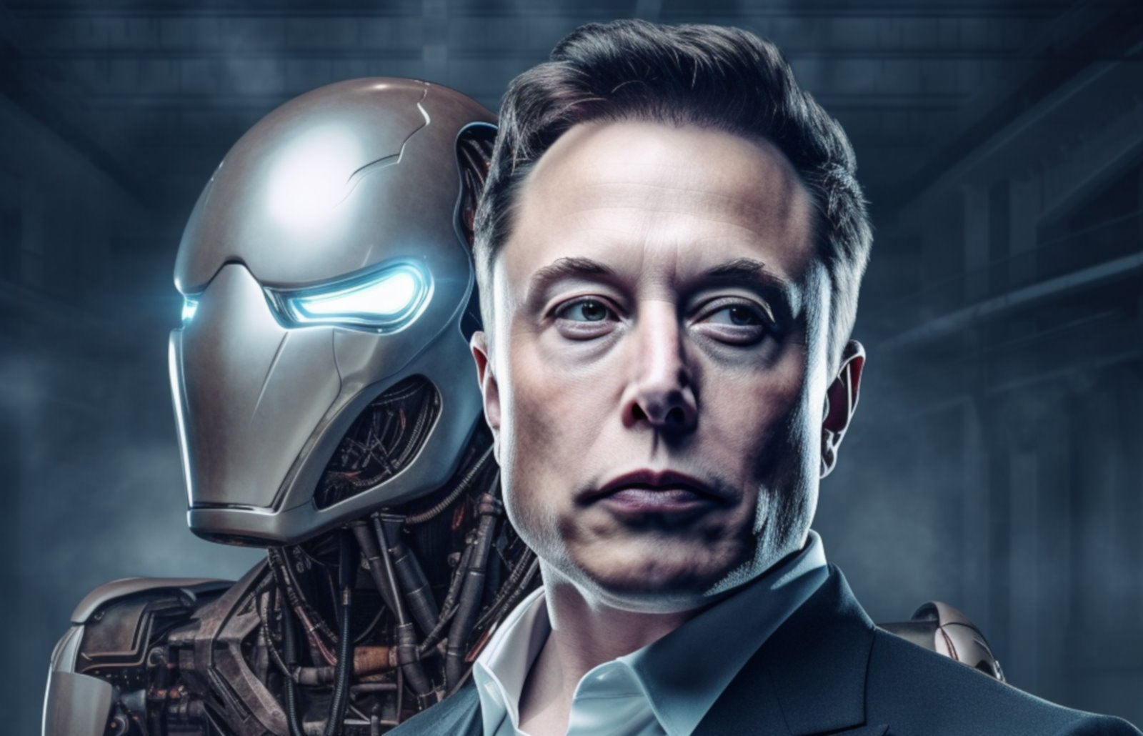 Elon Musk lance une entreprise d’intelligence artificielle pour concurrencer OpenAI. © @Mirai, illustration générée par Midjourney