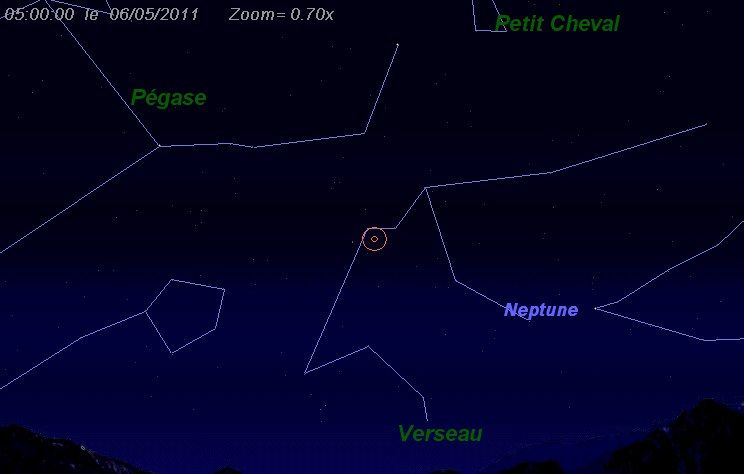L'essaim météoritique des êta-Aquarides, dans la constellation du Verseau, atteindra son maximum ce mois-ci. © Futura-Sciences