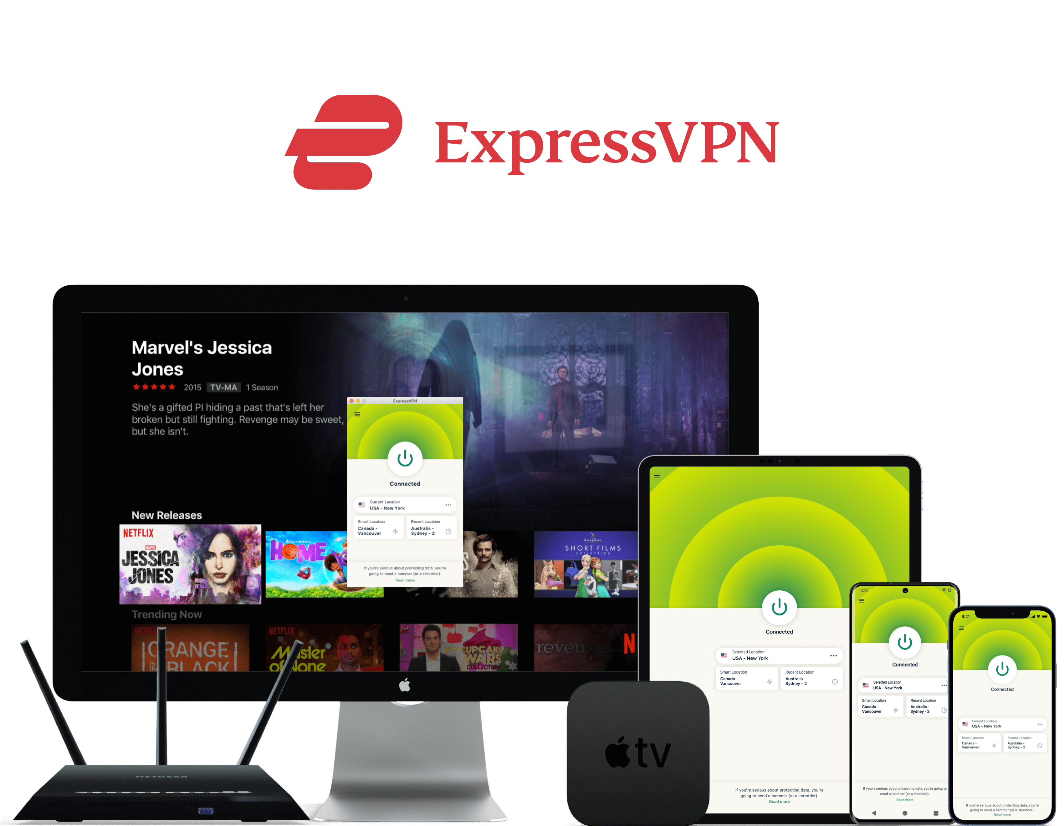 Un VPN est utile pour débloquer des contenus exclusifs à certains pays © ExpressVPN