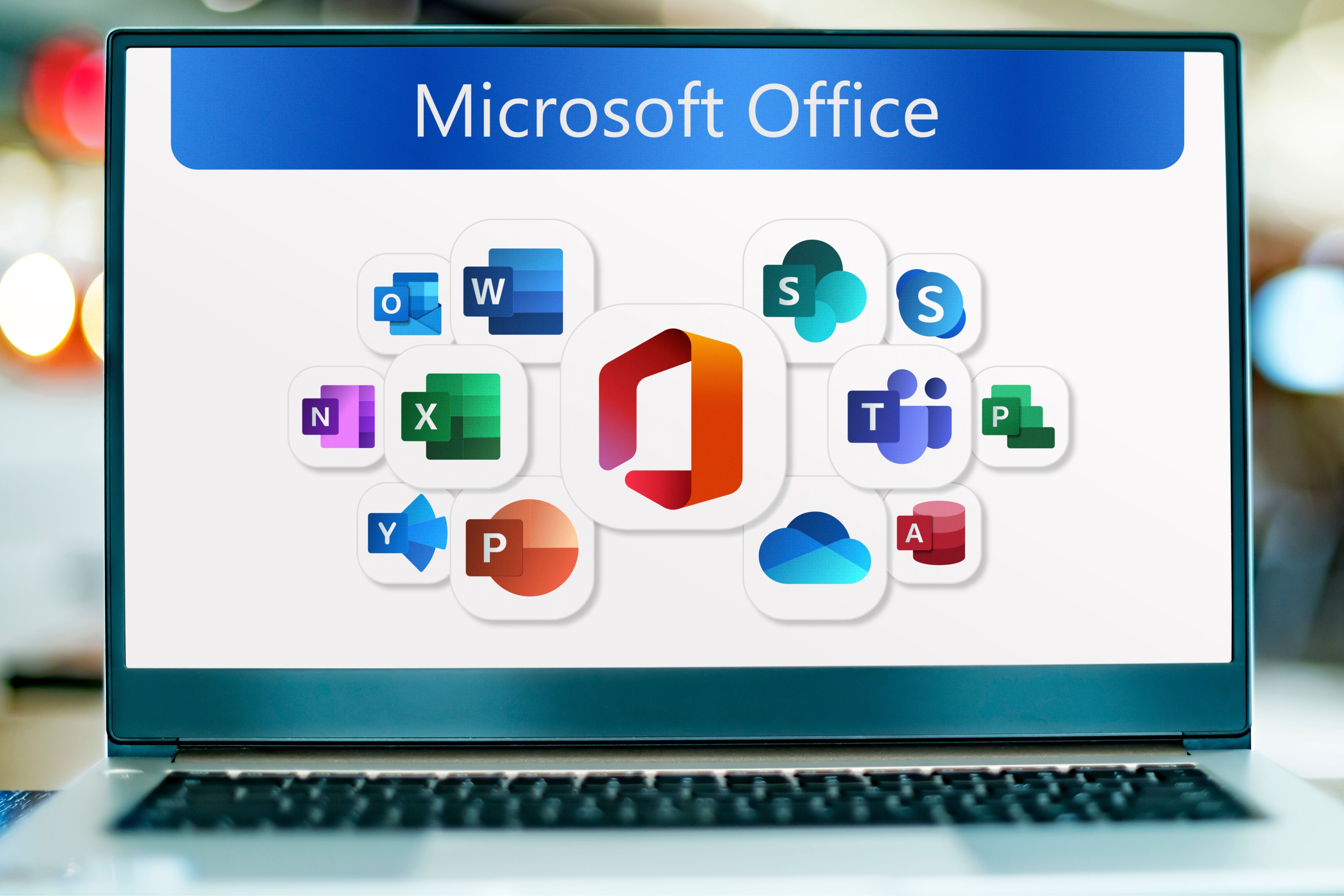  Pack Microsoft Office PC portable © Shutterstock