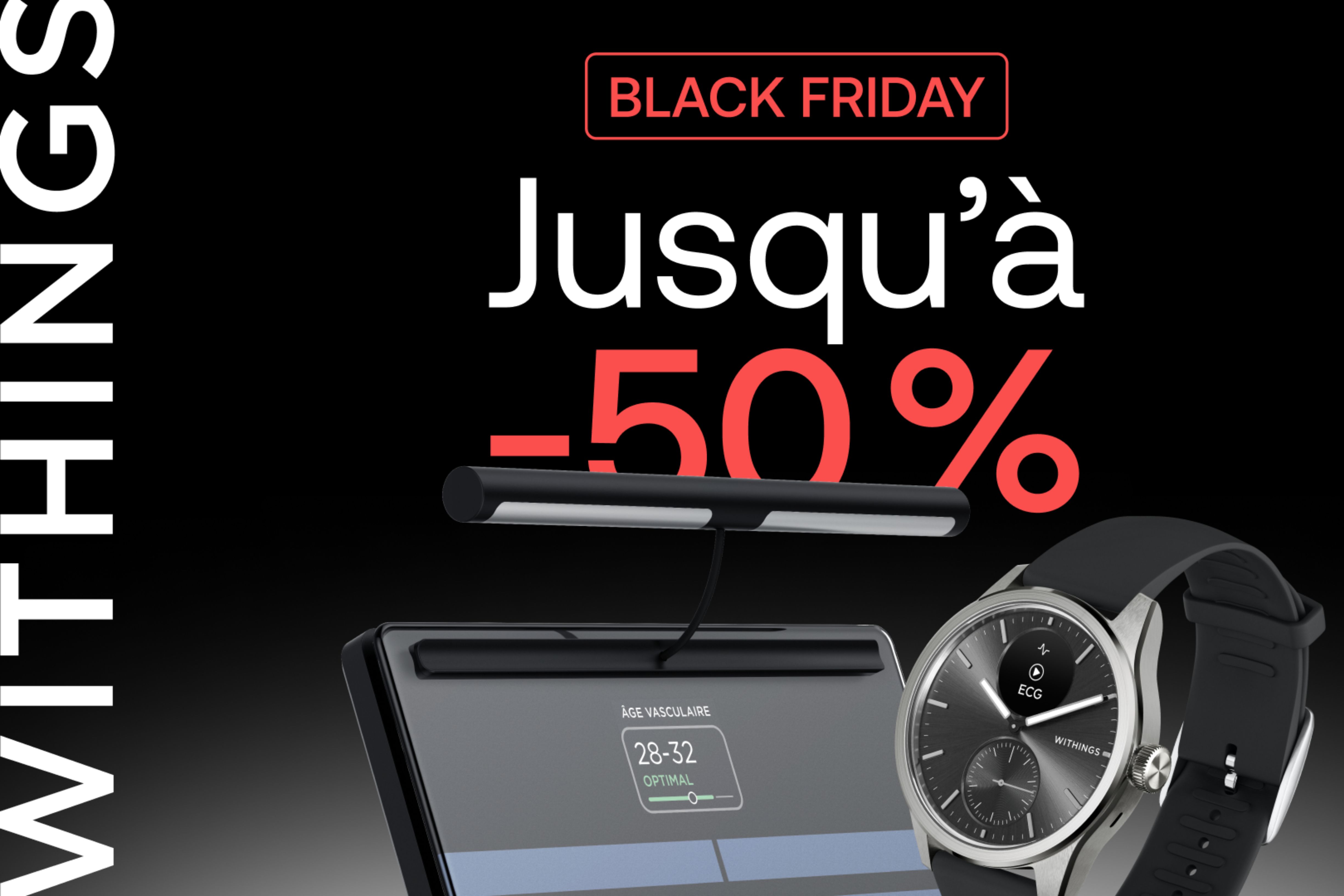 Jusqu’à – 50 % sur Withings © Withings