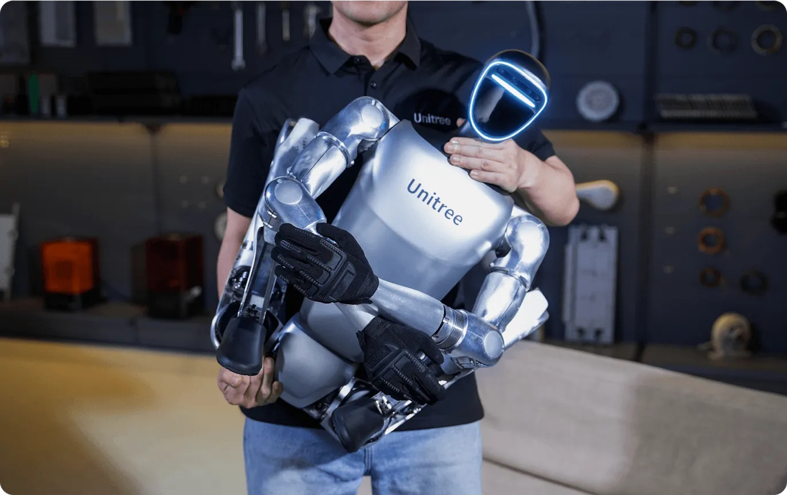 Le robot G1 est vendu 16000 dollars. © Unitree