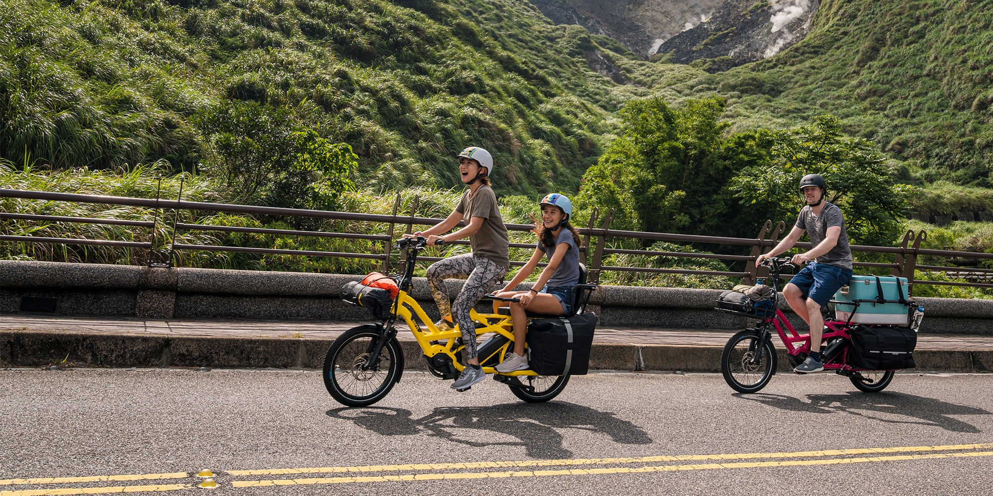 Le nouveau Tern GSD mesure 1,86 mètre de long, ce qui correspond à la taille d’un vélo standard. © Tern Bicycles