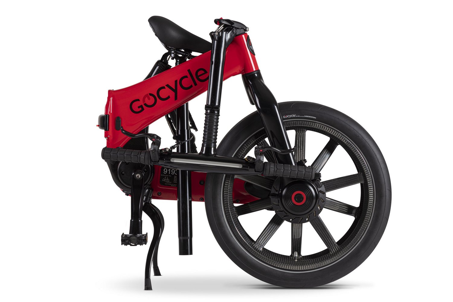 Le Gocycle G4 se plie en seulement dix secondes. © Gocyle