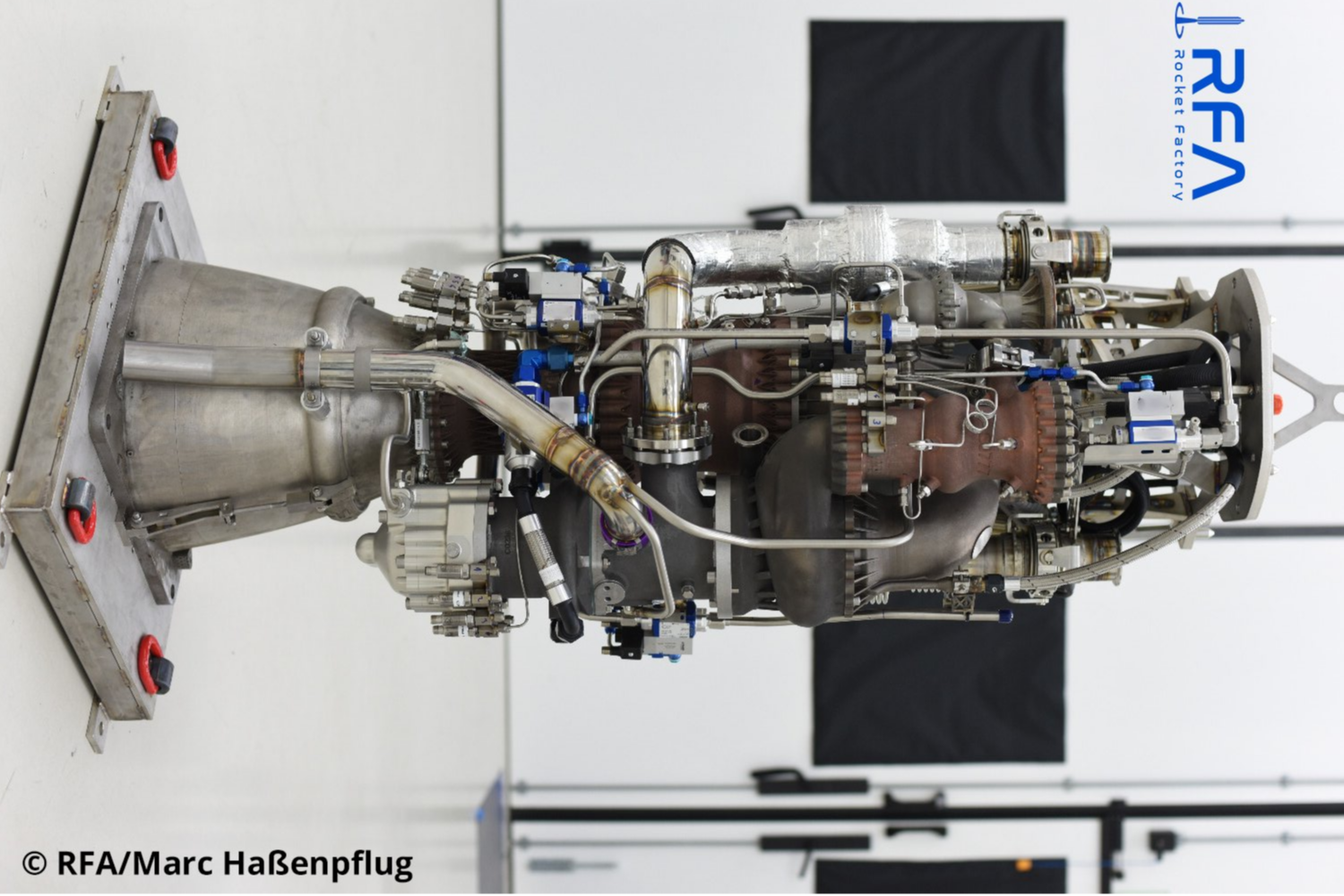 Le moteur-fusée Helix conçu par RFA. © Marc Haßenplfug, RFA