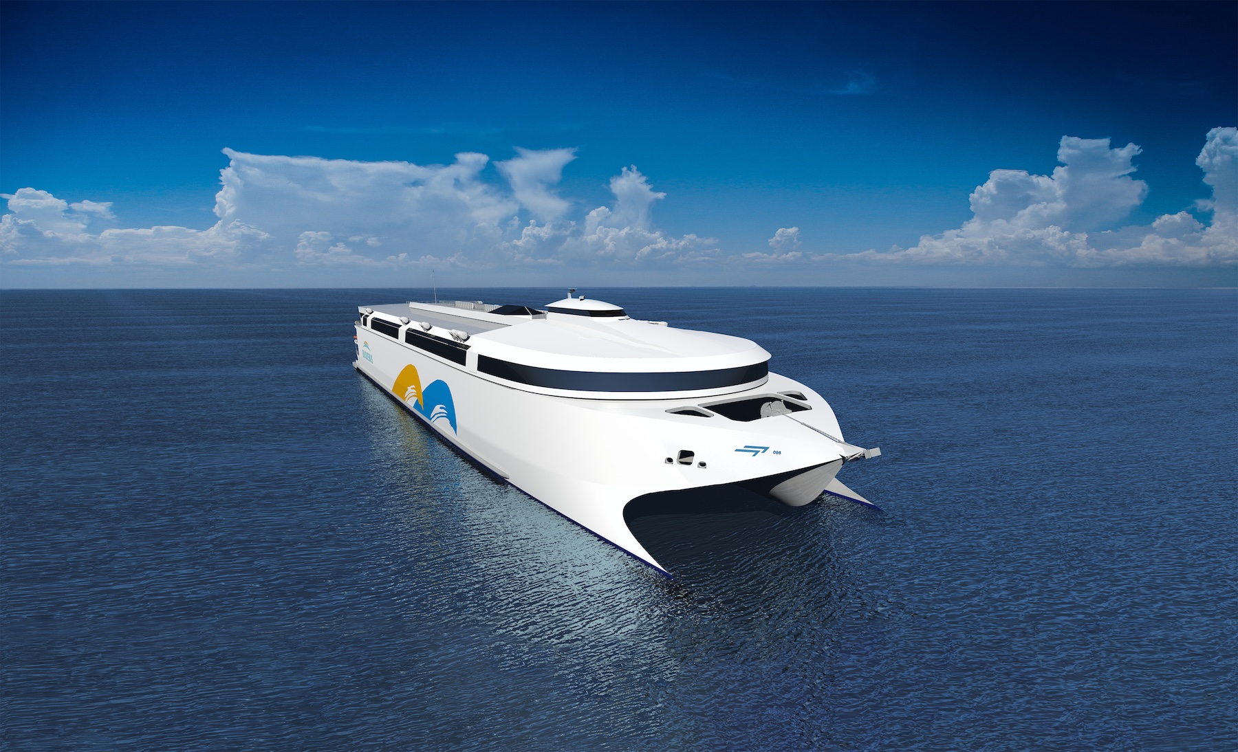 Ce ferry électrique embarque 250 tonnes de batterie. © Incat