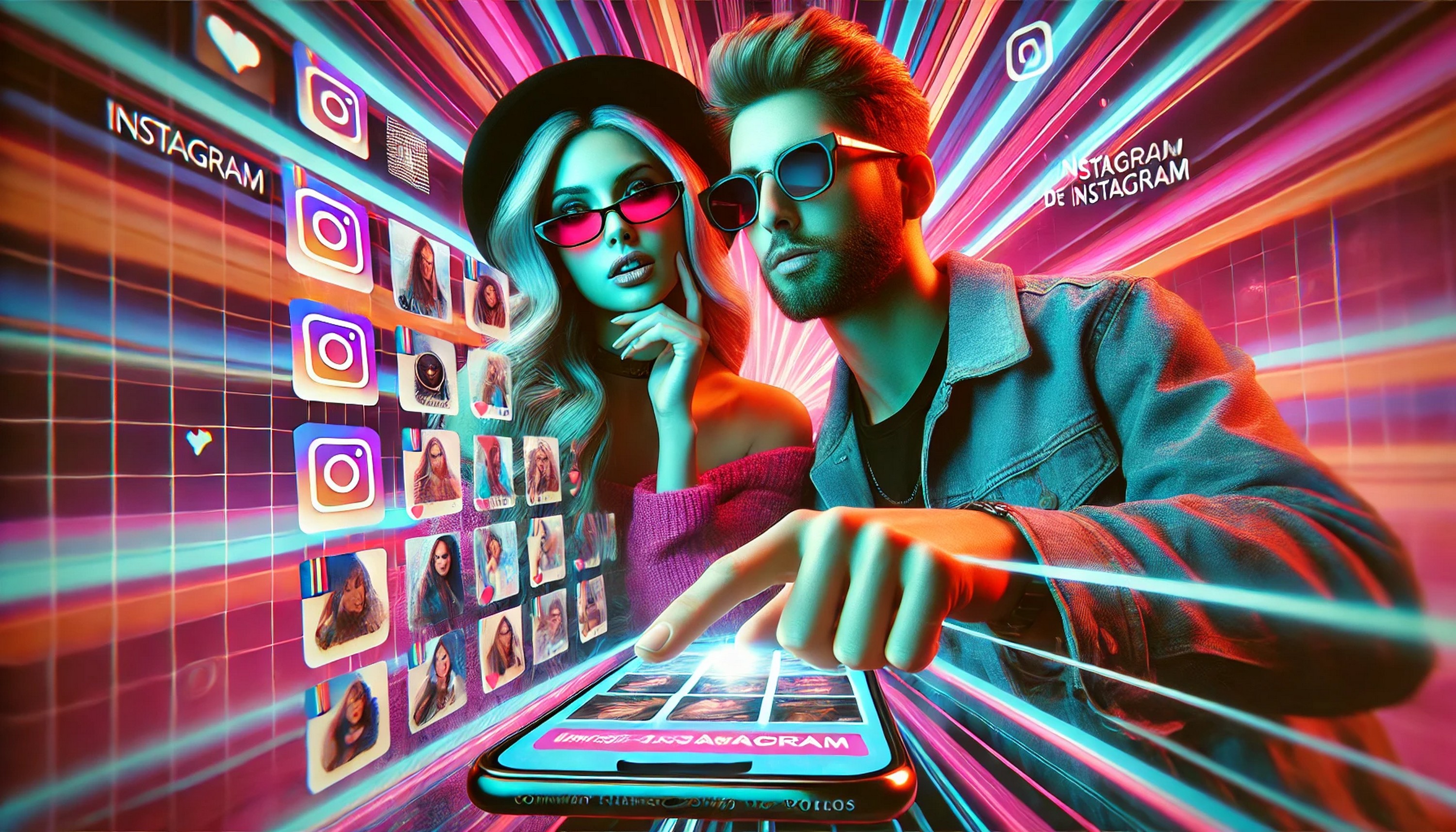 Comment faire pour récupérer tous les médias de votre compte Instagram ? © D. Ichbiah avec Dall.e 3 et Krea.ai