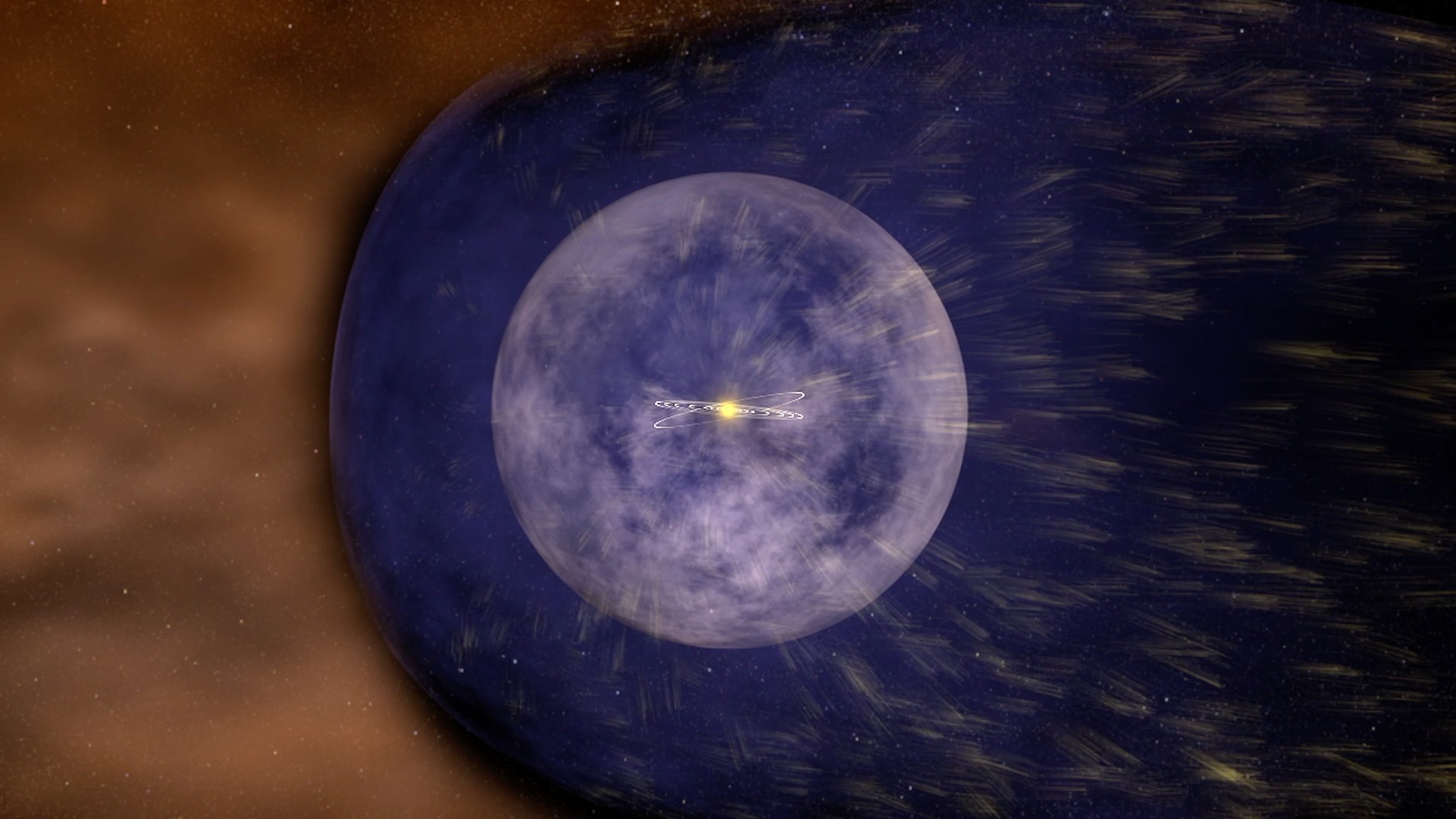 Illustration de l'héliosphère par la NASA ©NASA
