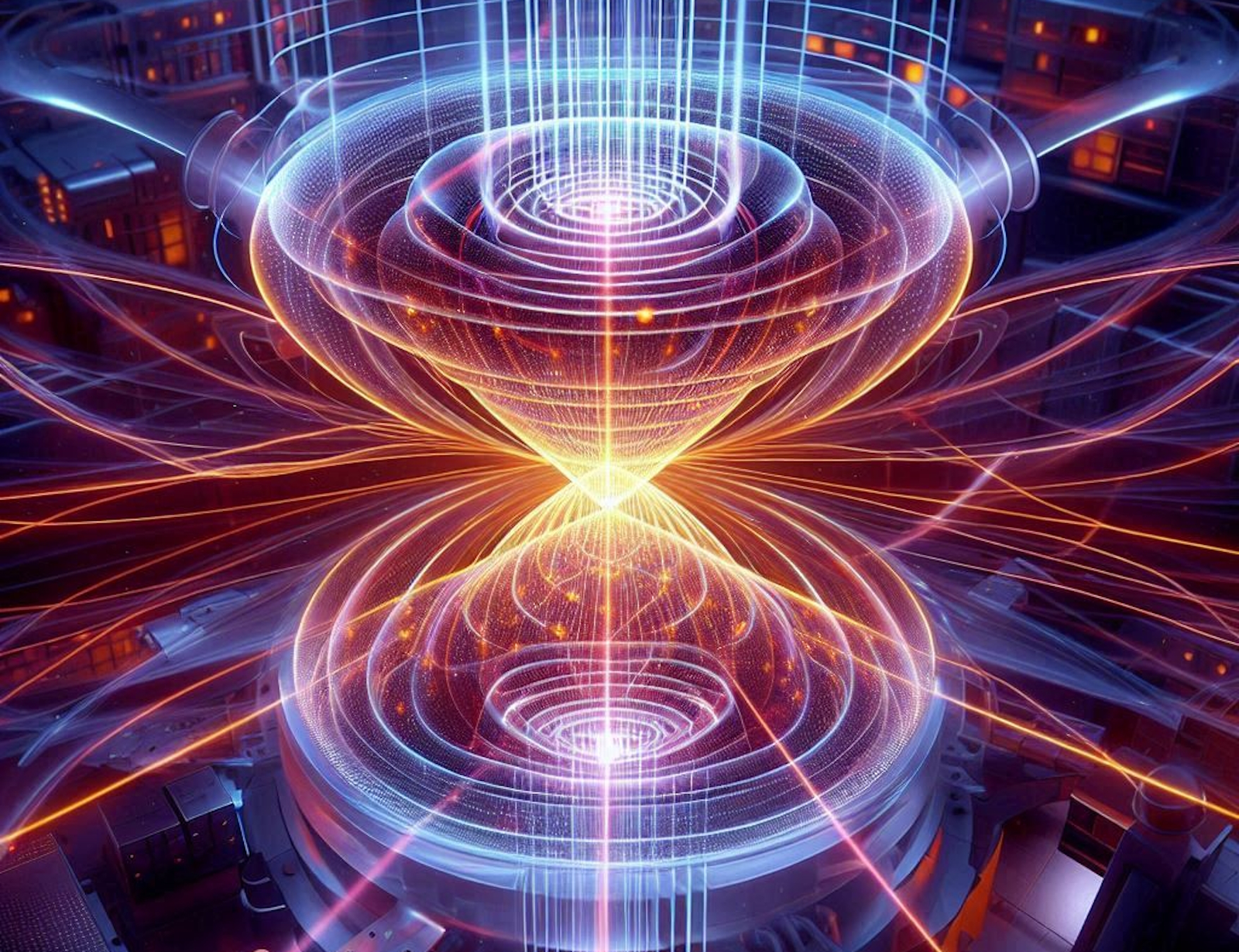 Le laser quantique permet de conserver la liaison même dans des conditions fortement dégradées. © SB, Microsoft Designer (image générée avec IA)