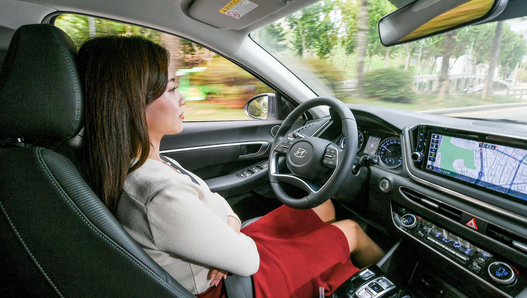 Hyundai espère rendre son régulateur de vitesse moins dérangeant en copiant le style du conducteur. © Hyundai