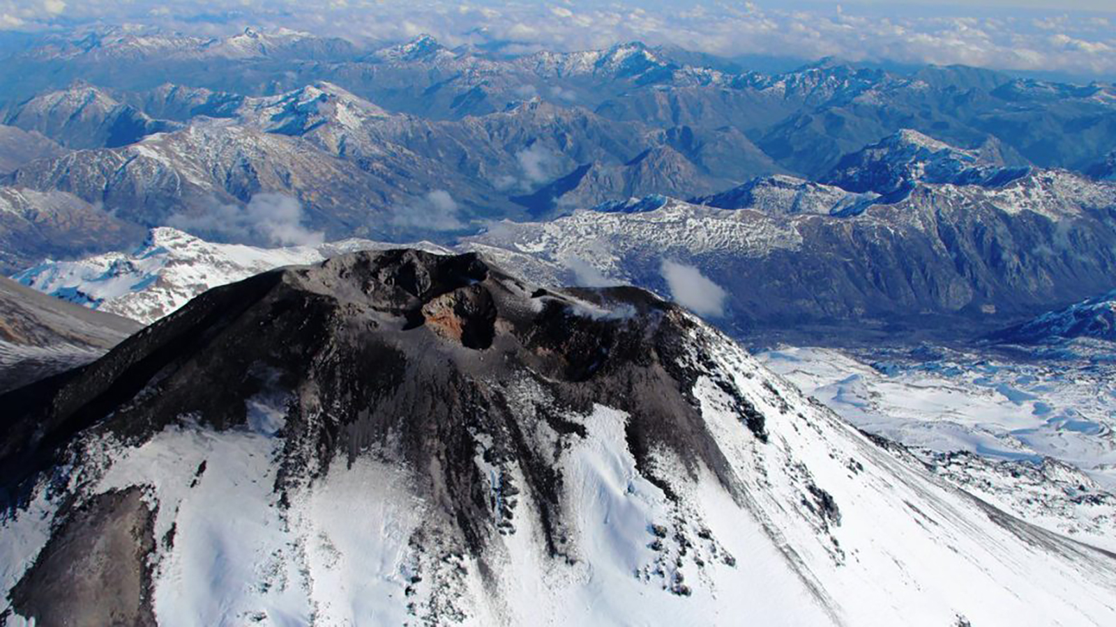 Sommet du Nevado de Chillan.&nbsp;© SERNAGEOMIN