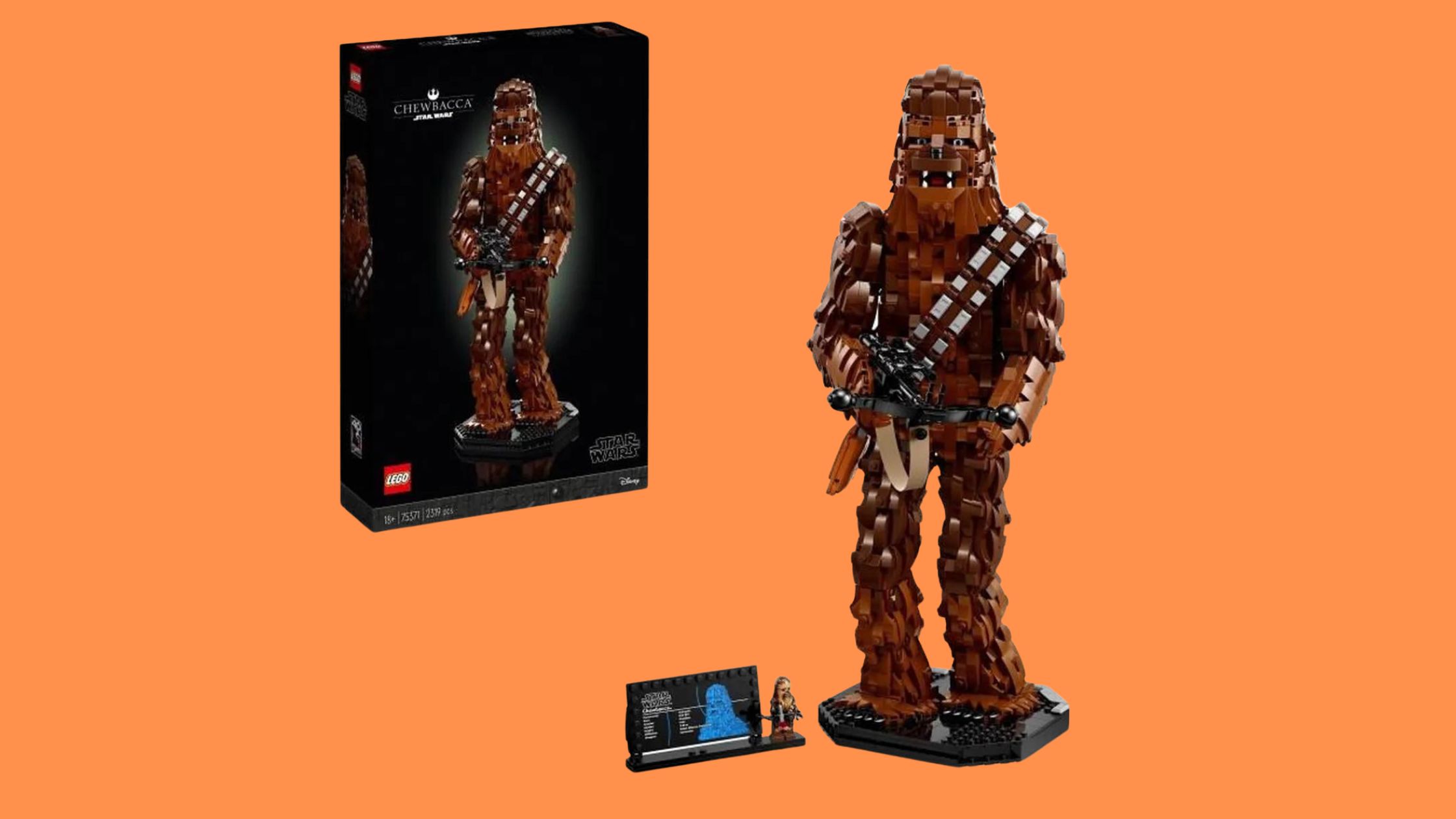 Laissez la magie de Noël s'exprimer avec le LEGO Star Wars 75371 Chewbacca ! © Cdiscount