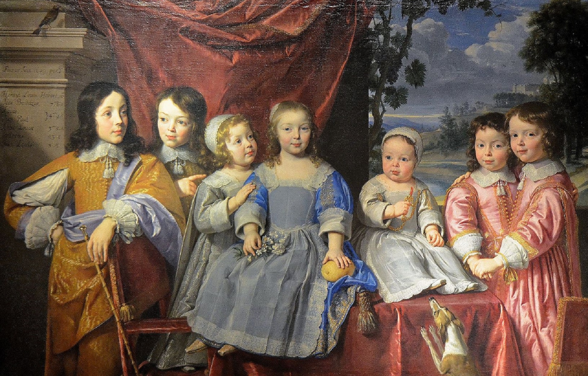 Les enfants Habert de Montmort par Philippe de Champaigne en 1649. Musée des Beaux Arts de Reims. © Wikimedia Commons, domaine public