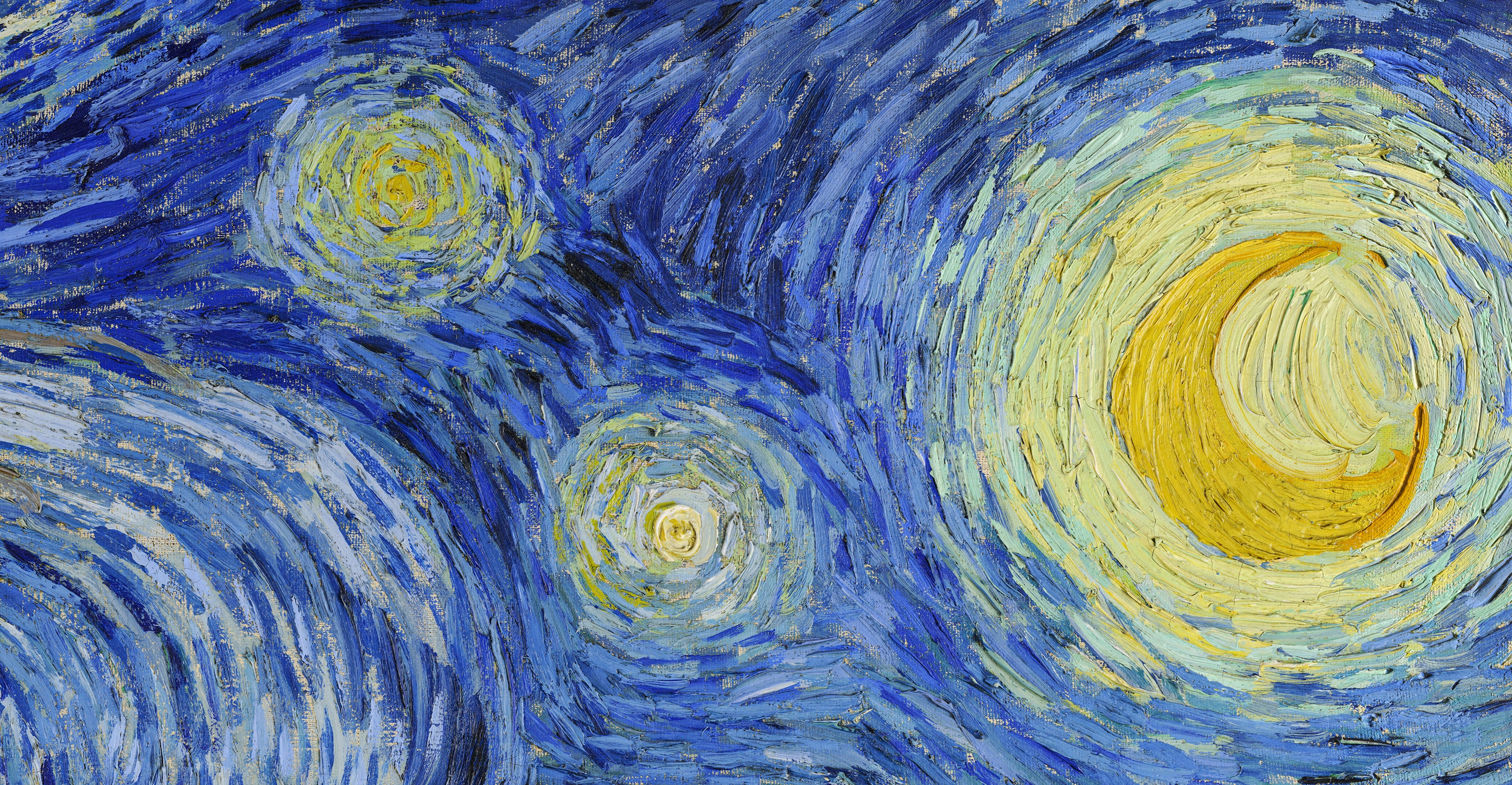La Nuit étoilée (en néerlandais De sterrennacht) est une peinture de Vincent Van Gogh souvent présentée comme son grand œuvre. Le tableau représente ce que Van Gogh pouvait voir et extrapoler de la chambre qu'il occupait dans l'asile du monastère Saint-Paul-de-Mausole à Saint-Rémy-de-Provence en mai 1889. Il est maintenant conservé dans le Museum of Modern Art (MoMA) à New York depuis 1941. © GiorgioMorara, Adobe Stock
