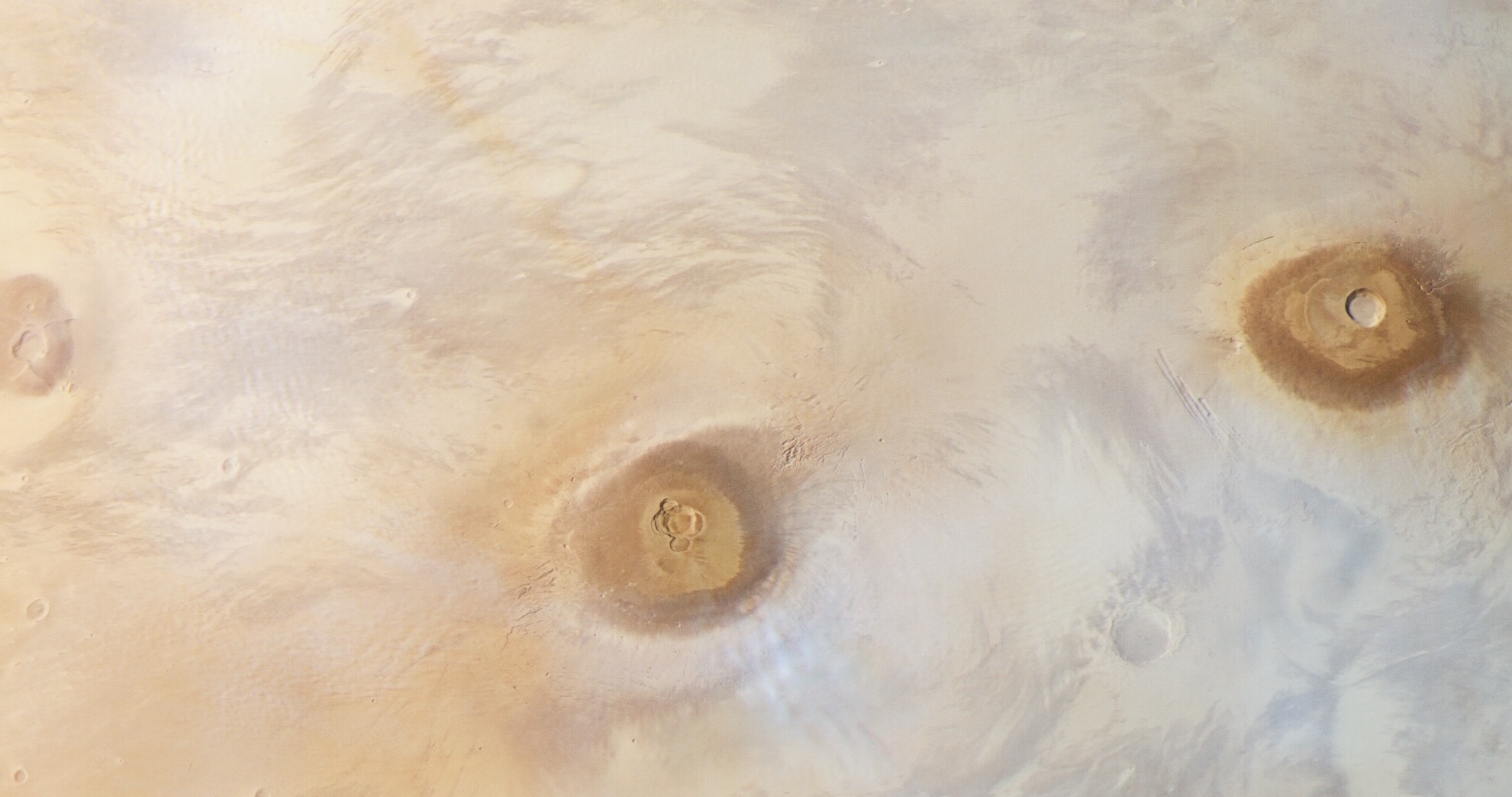 Extrait de la vue globale de Mars prise par Mars Express lors de sa 17.444e/sup&gt; orbite de Mars. © ESA, DLR, FU Berlin, CC by-sa 3.0 IGO