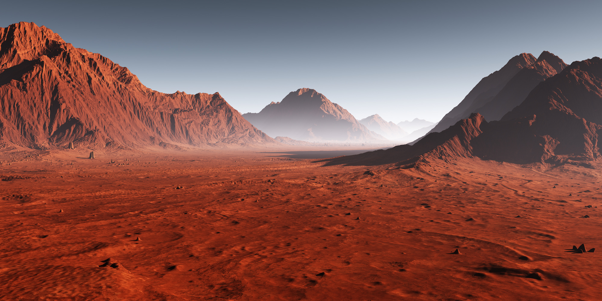 Si aujourd'hui l'atmosphère de Mars est quasiment dénuée d'oxygène, cela n'aurait peut-être pas été le cas dans le passé. © Peter Jurik, Adobe Stock