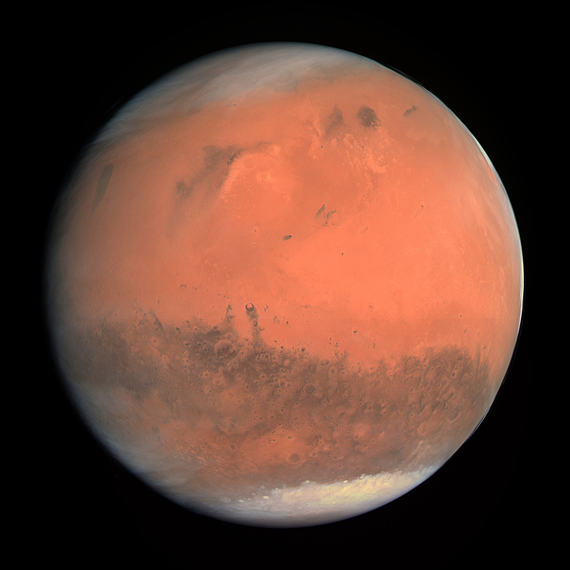Vue de Mars en vraies couleurs. © ESA/MPS for Osiris&nbsp;Team