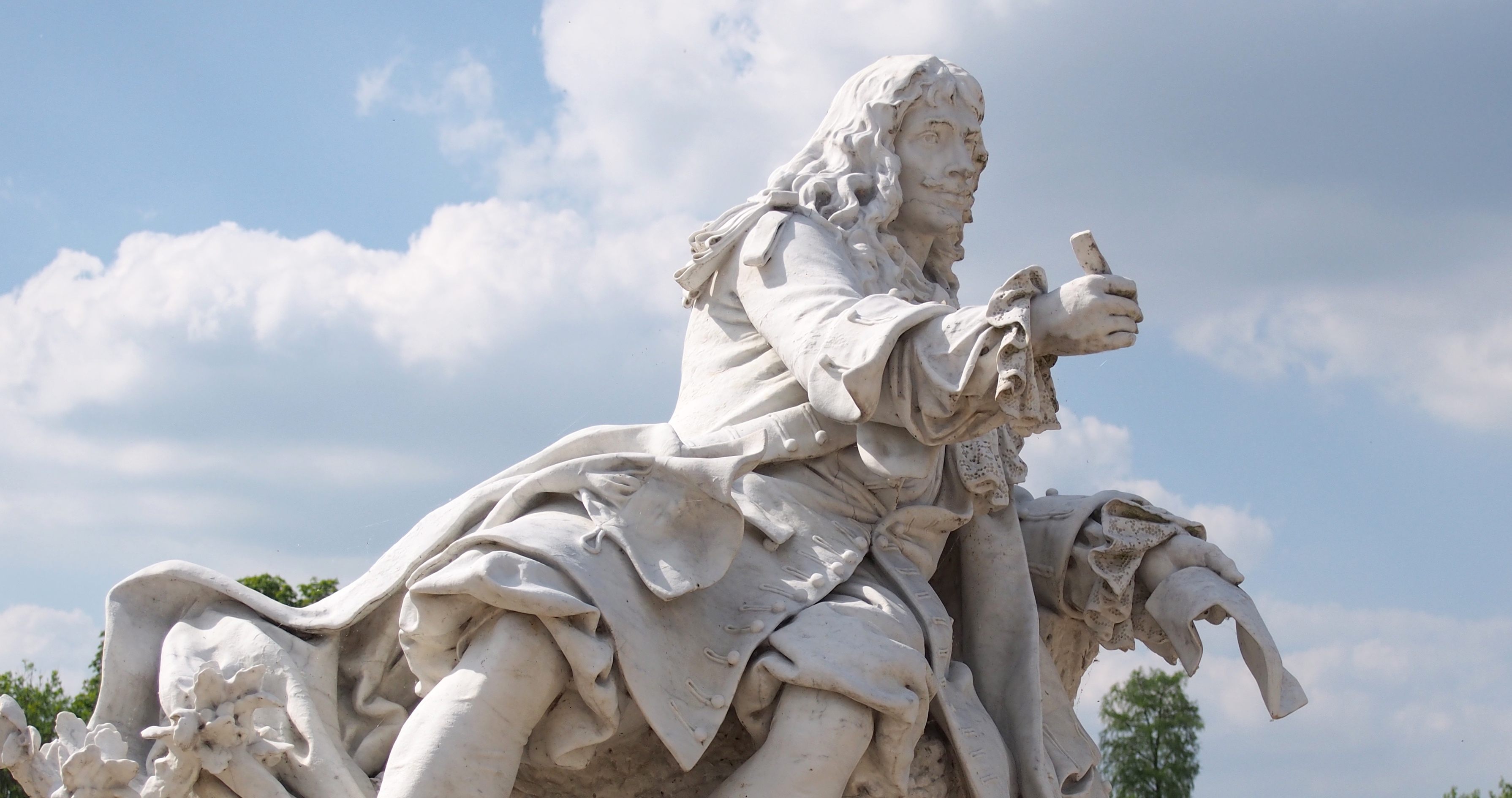 Statue de Molière au château de Chantilly. © vmonet, fotolia
