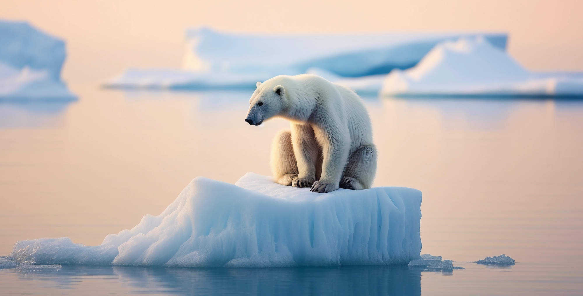 L'ours polaire a déjà été confronté à une fonte drastique de la banquise arctique. © Marco Attano, Adobe Stock