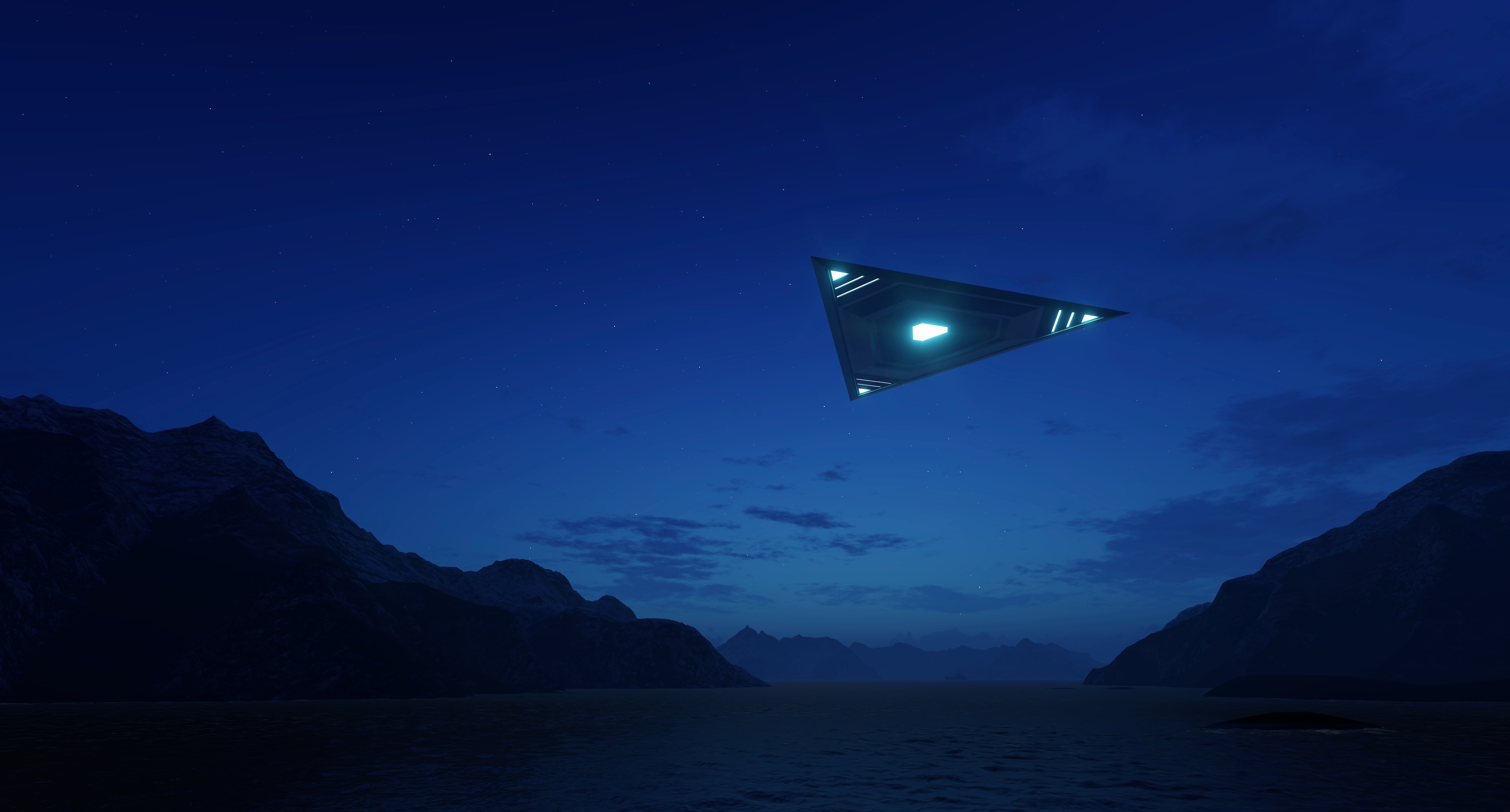 Illustration d'un objet volant non identifié dans le ciel terrestre.&nbsp;© kolbass, Adobe Stock